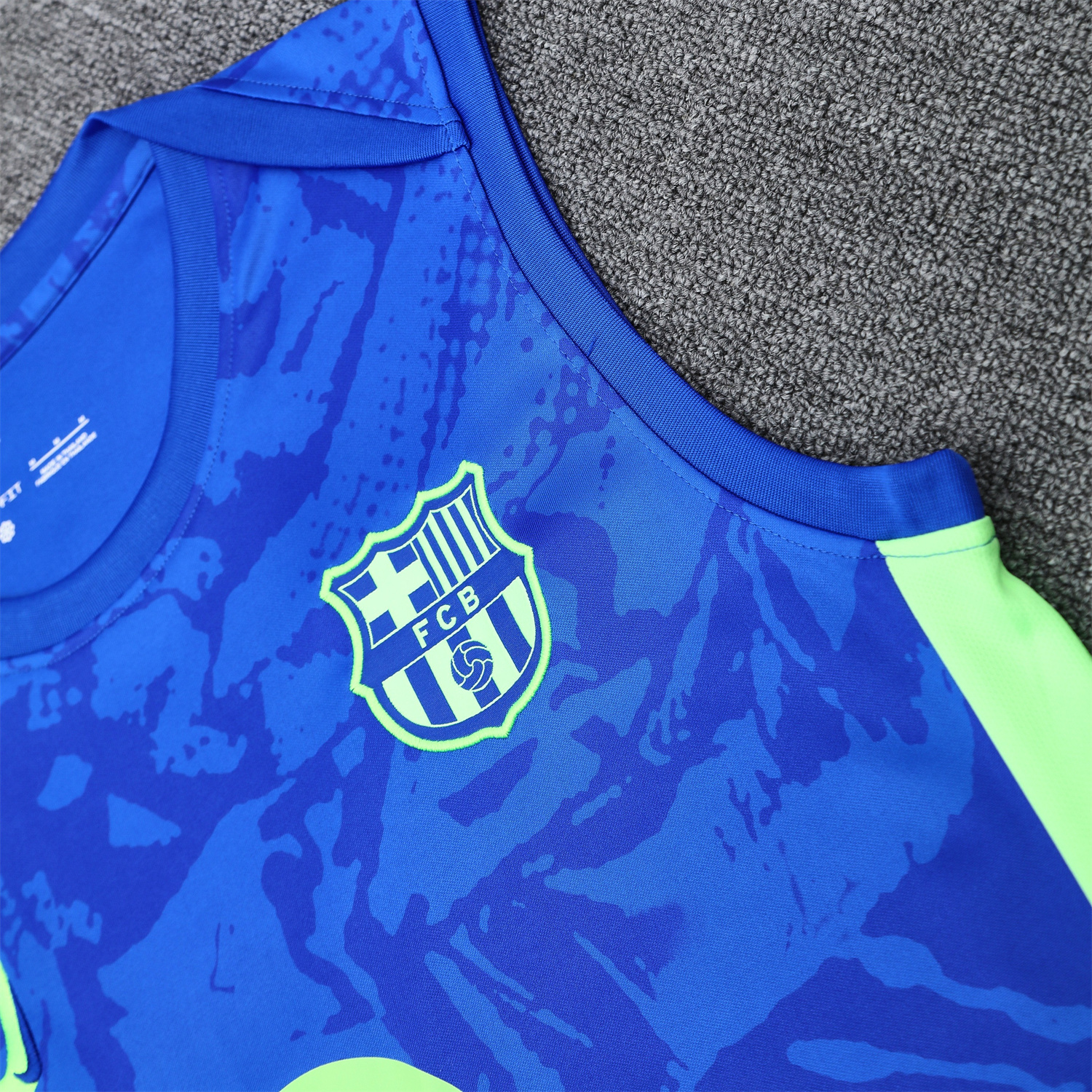 AlphaJersey-Barcelona 25-26 Vest Training Set - Blue Camouflage