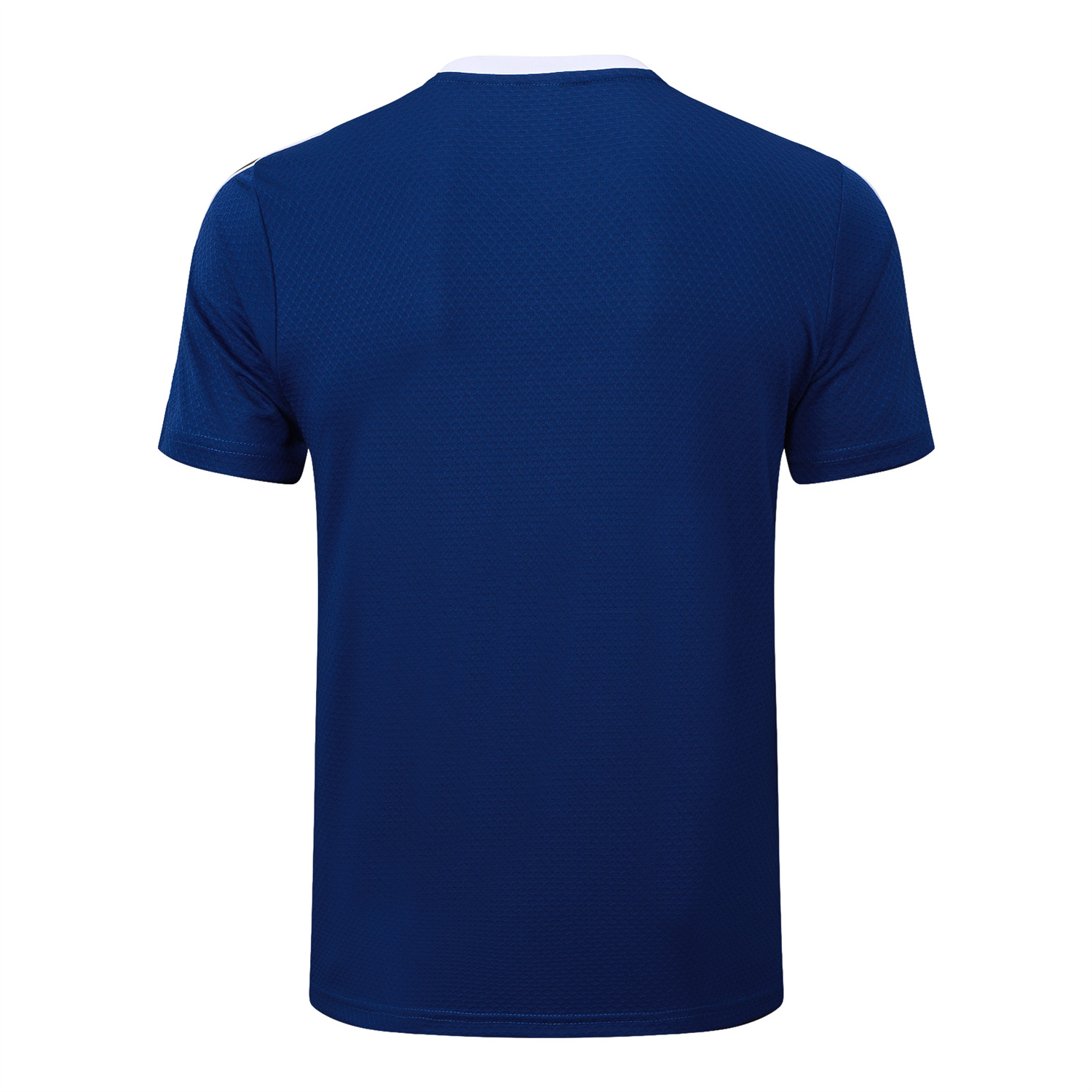 AlphaJersey-Arsenal 25-26 Throwback Trefoil Short-Sleeve Training Set - Royal Blue Top and Shorts