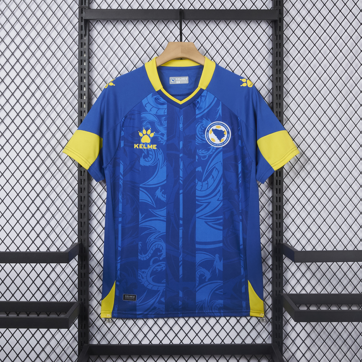 AlphaJersey-Bosnia and Herzegovina 2025 Home Jersey - Fans Version
