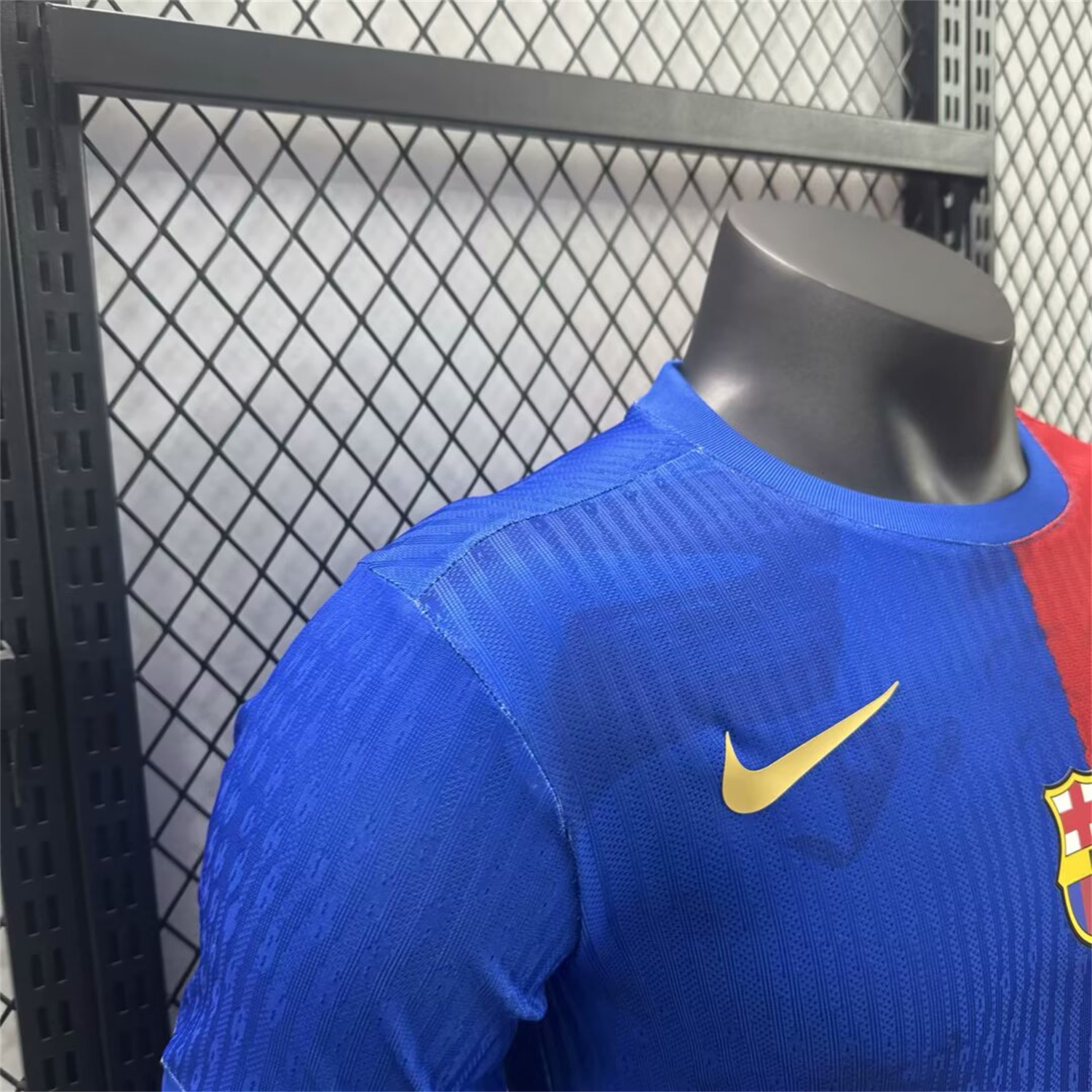 AlphaJersey-Barcelona x Travis Scott 25-26 Red & Blue Special Jersey - Player Version