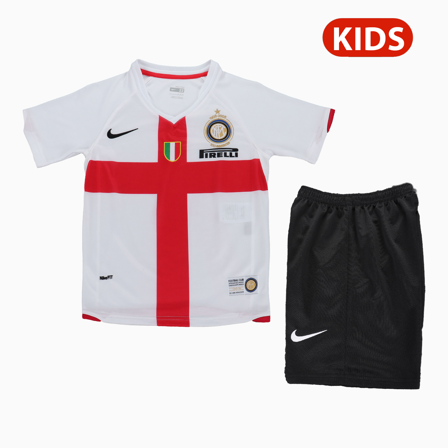 AlphaJersey-Retro Inter Milan 2007-08 Away Kids Kit