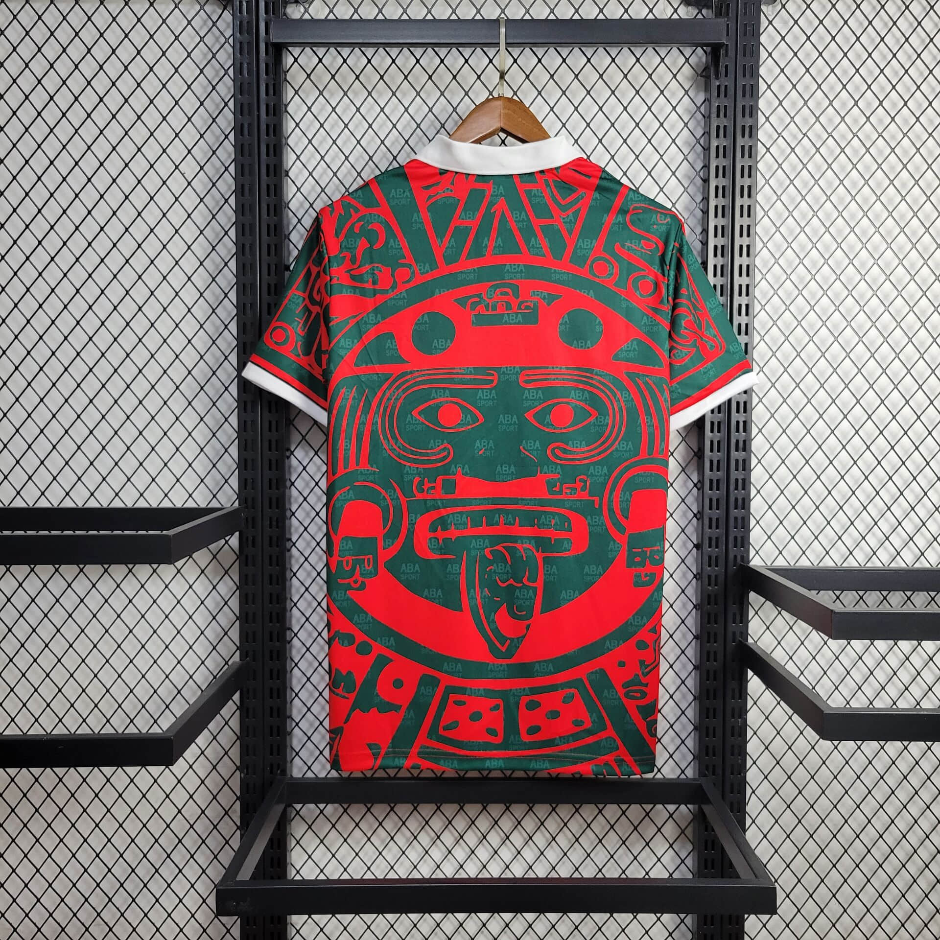 AlphaJersey-Retro Mexico 1997 Third Red Jersey