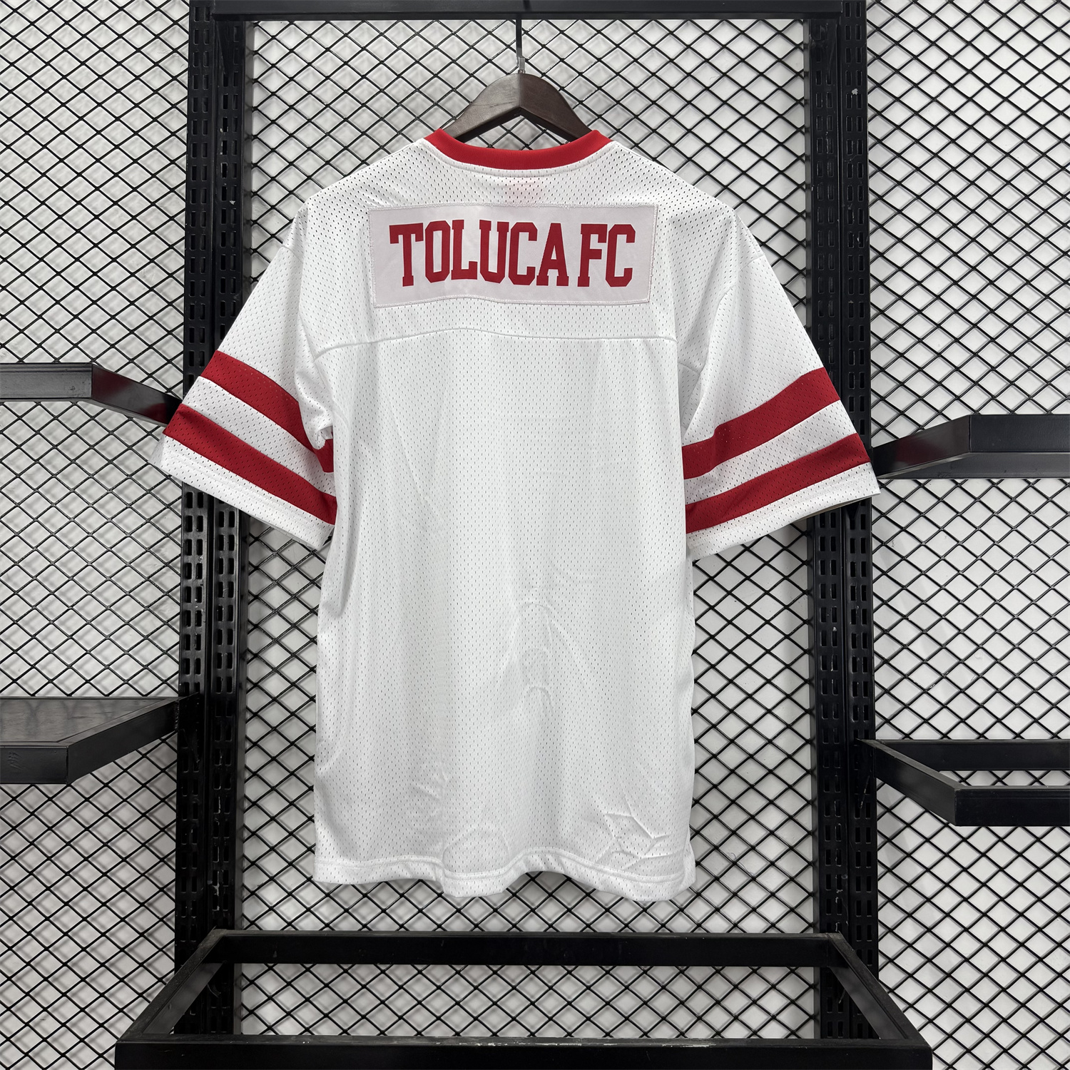 AlphaJersey-Toluca 25-26 White Diablos Baseball Jersey