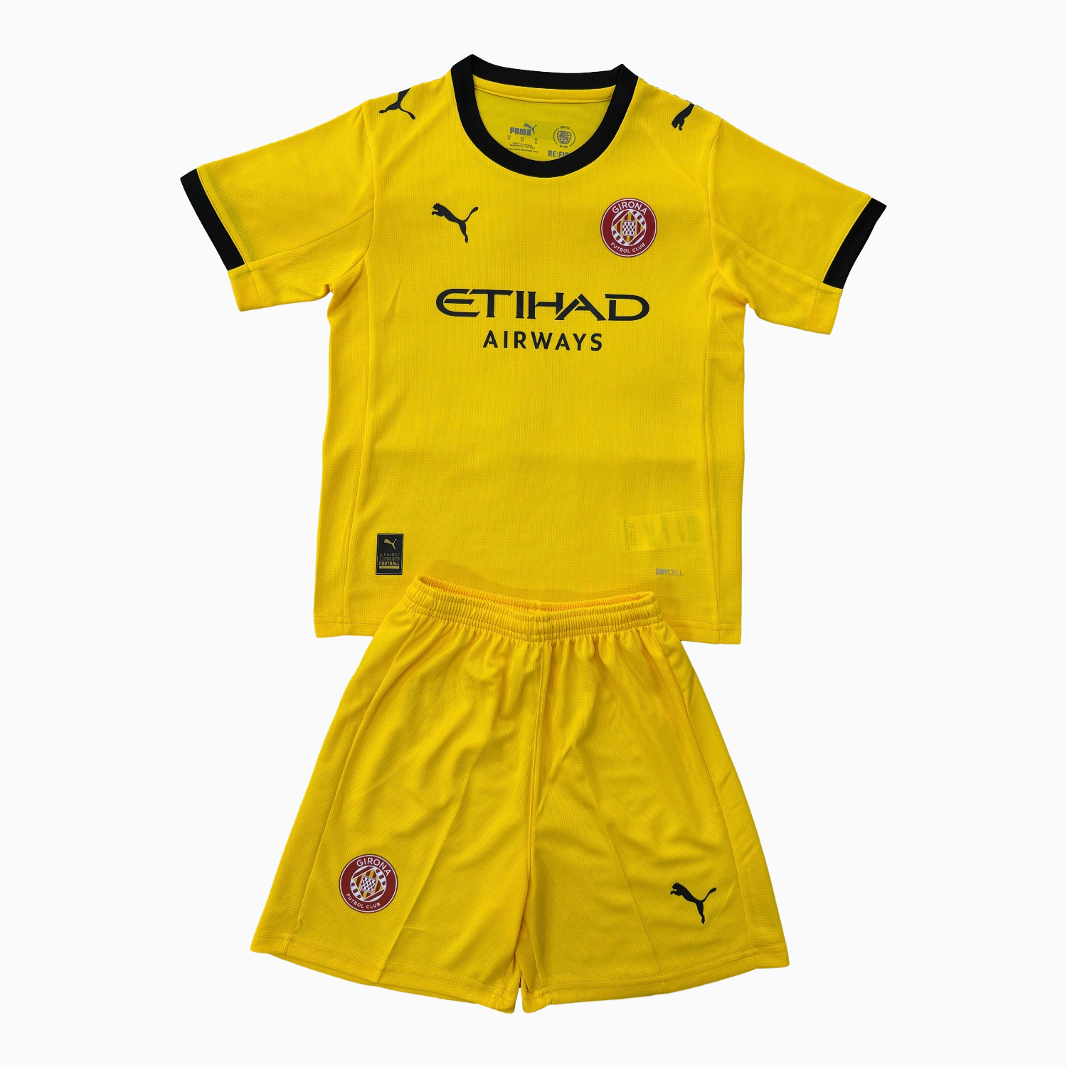 AlphaJersey-Girona 25-26 Away Men's Adult Jersey Set - Fans Version