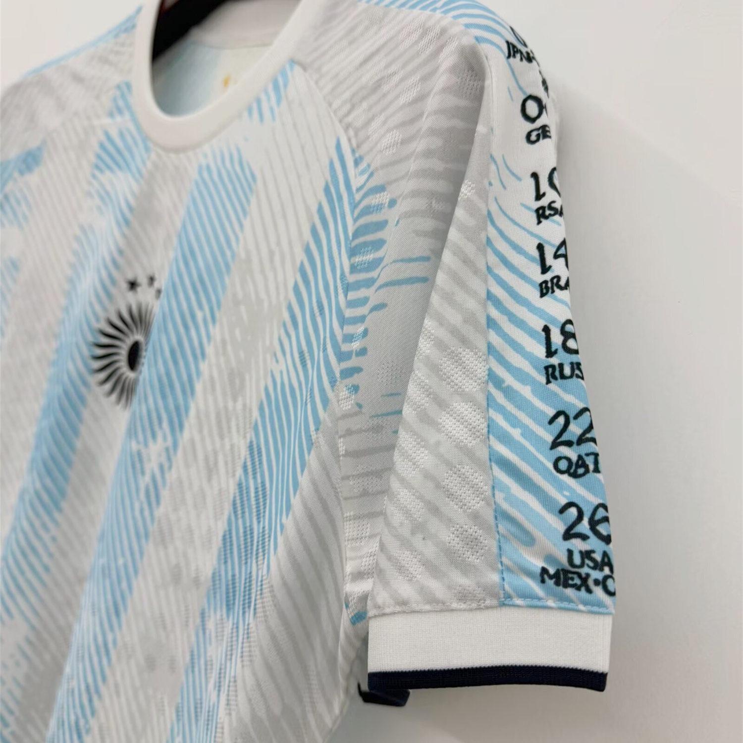 AlphaJersey-Argentina 2026 COMMA Blue White Messi Special Jersey - Fans Version