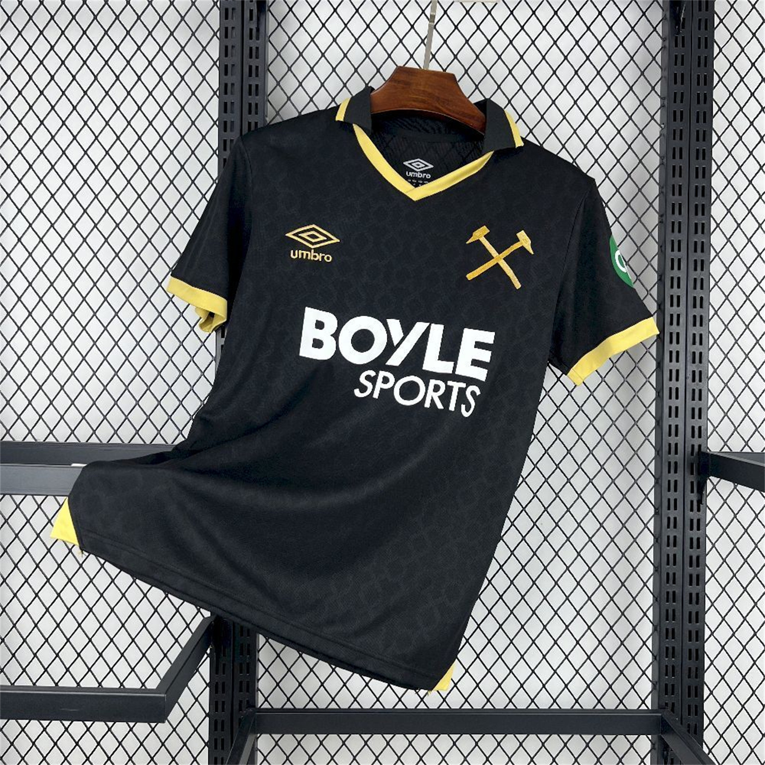 AlphaJersey-West Ham United 25-26 Third Black Jersey - Fans Version