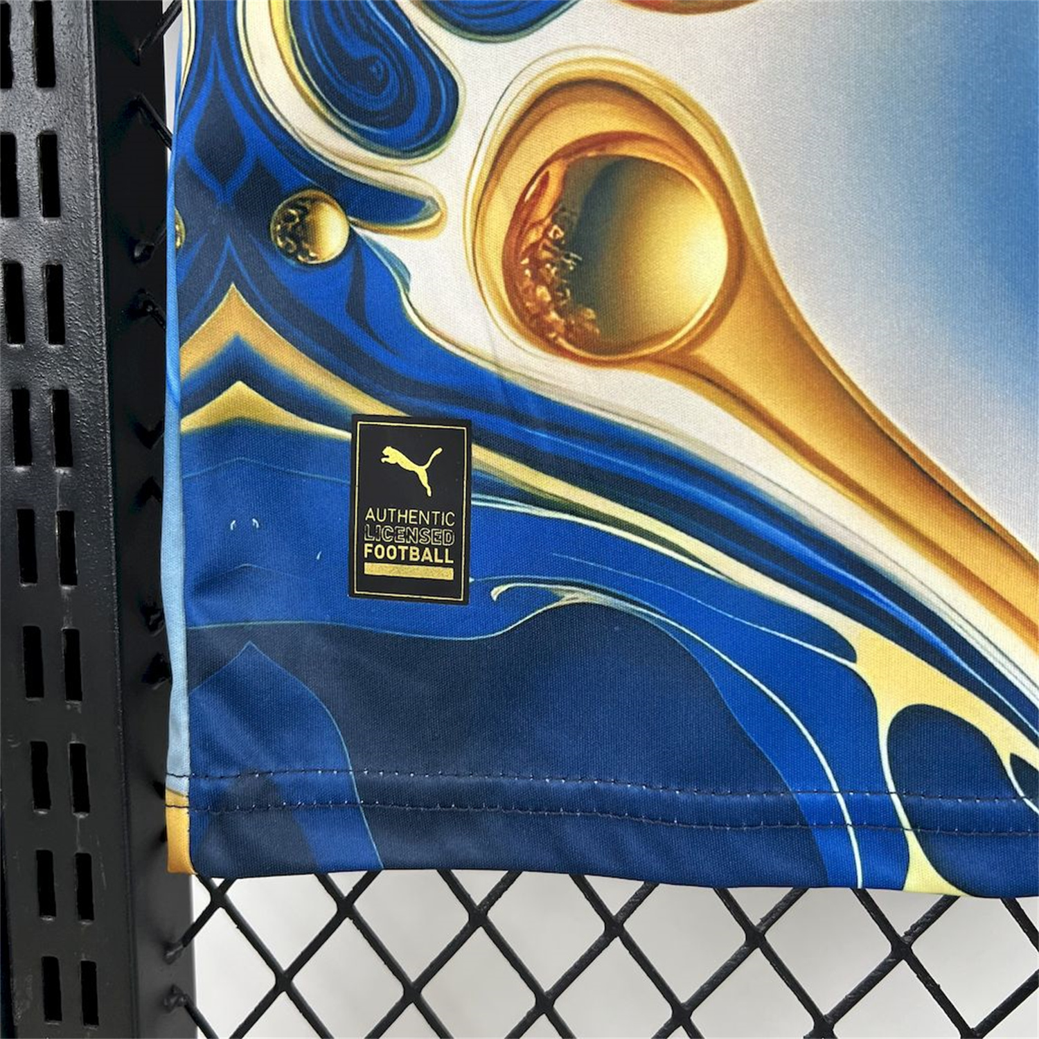 AlphaJersey-Manchester City 25-26 Blue Golden Fan-designed Special Edition Jersey - Fans Version