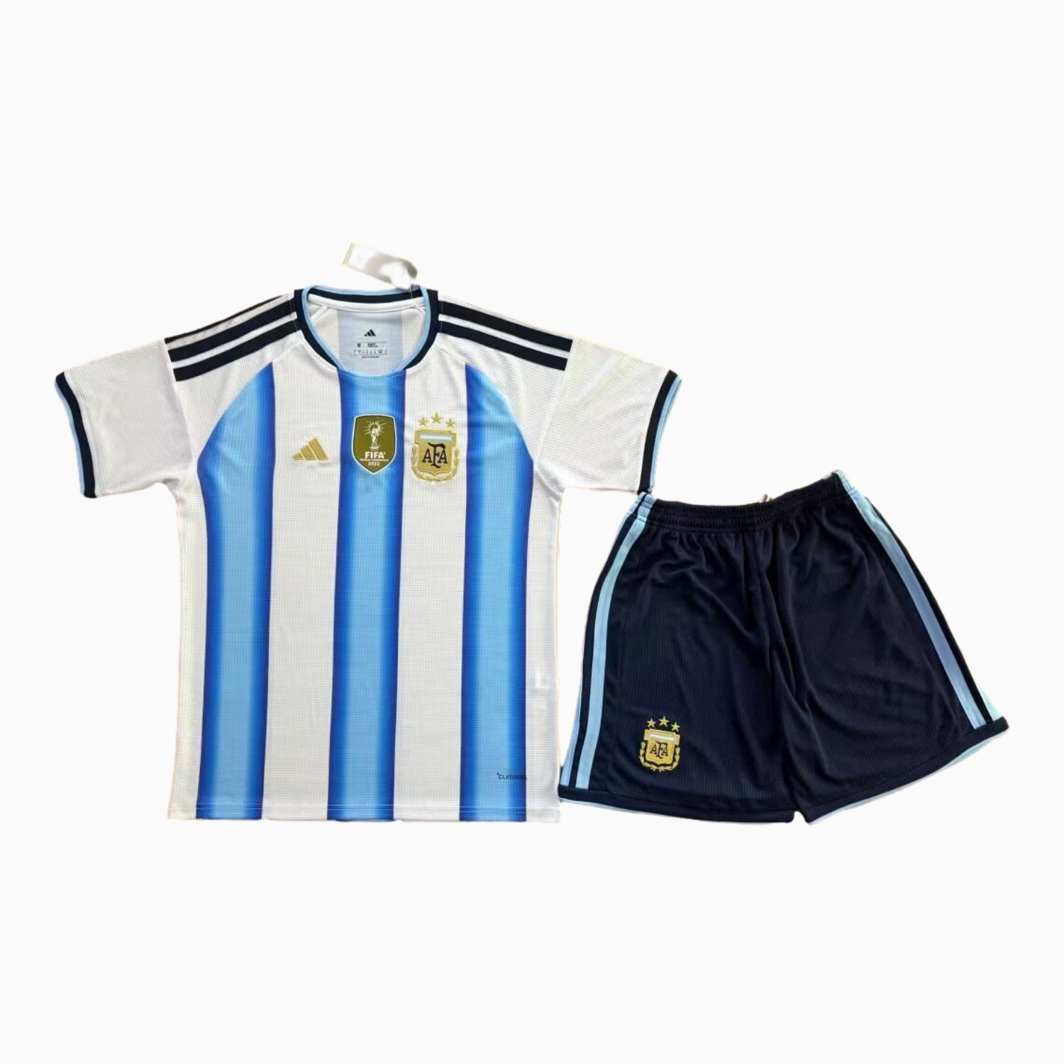 AlphaJersey-Argentina 2026 Home Kids Kit - With Chest Patch