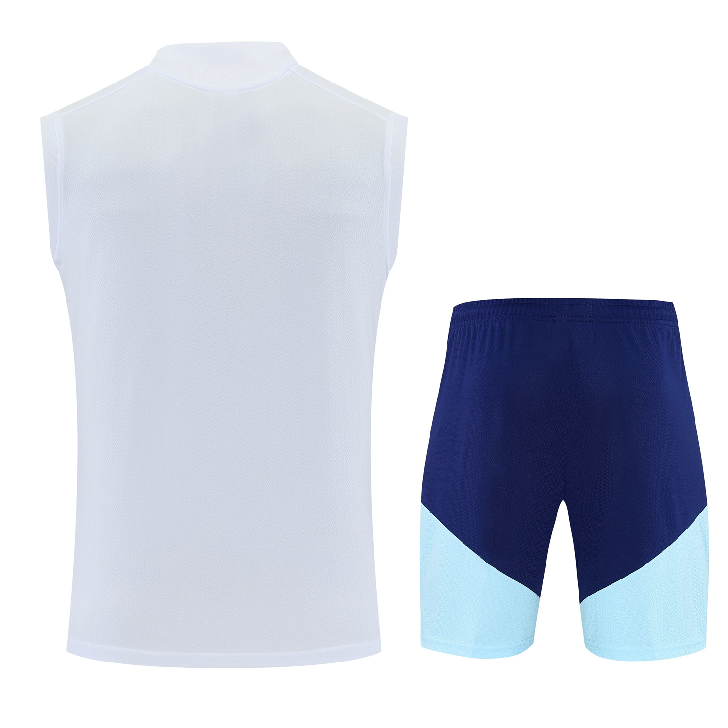 AlphaJersey-Argentina 2026 Vest Training Set - White Vest and Blue Shorts