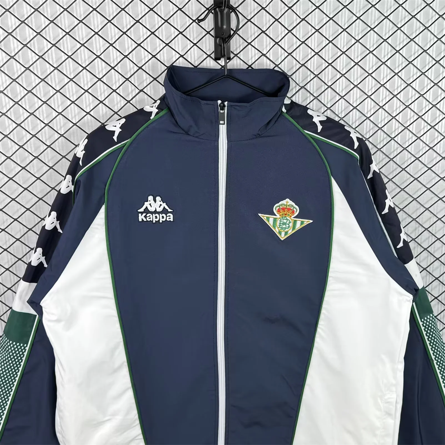 AlphaJersey-Retro Real Betis 1997-98 Deep Blue And White Windbreaker