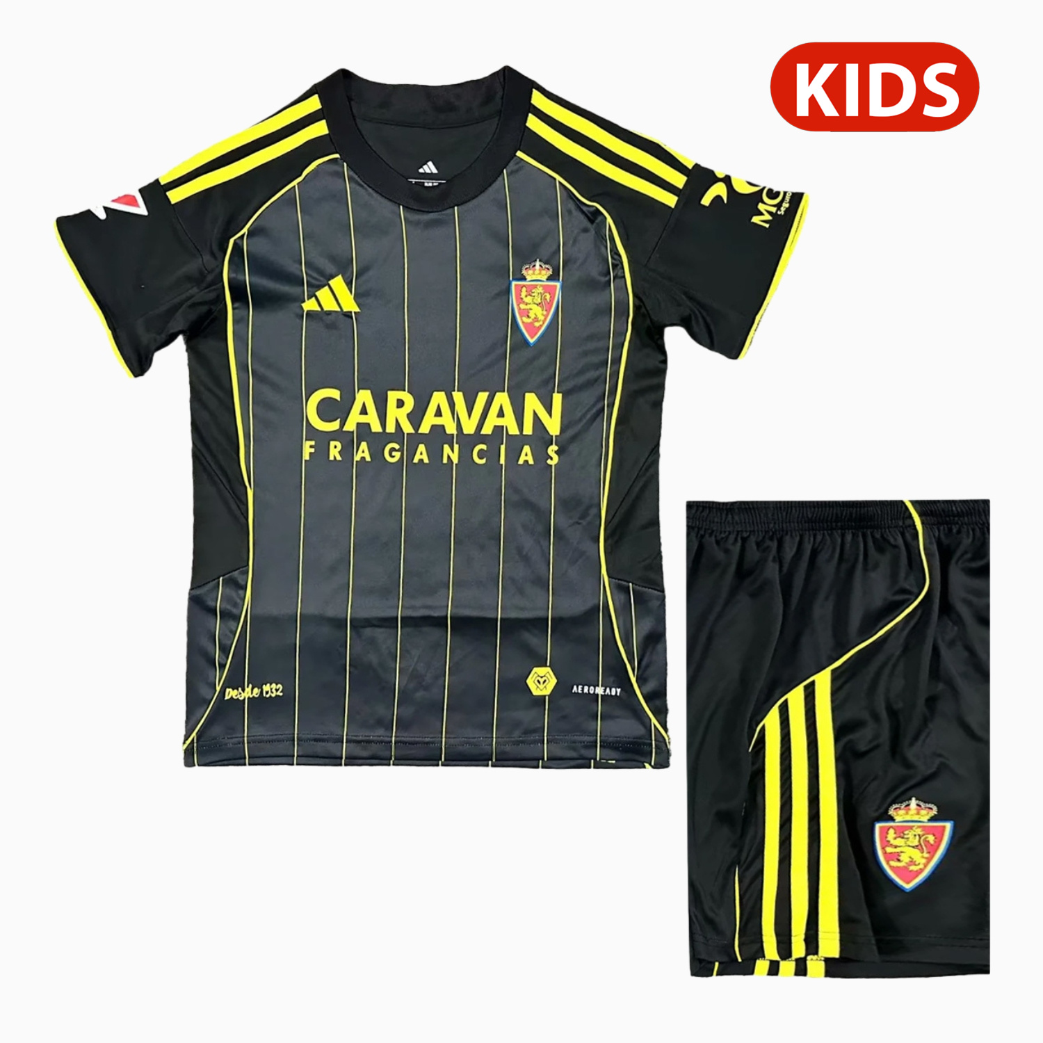 AlphaJersey-Real Zaragoza 25-26 Away Kids Kit