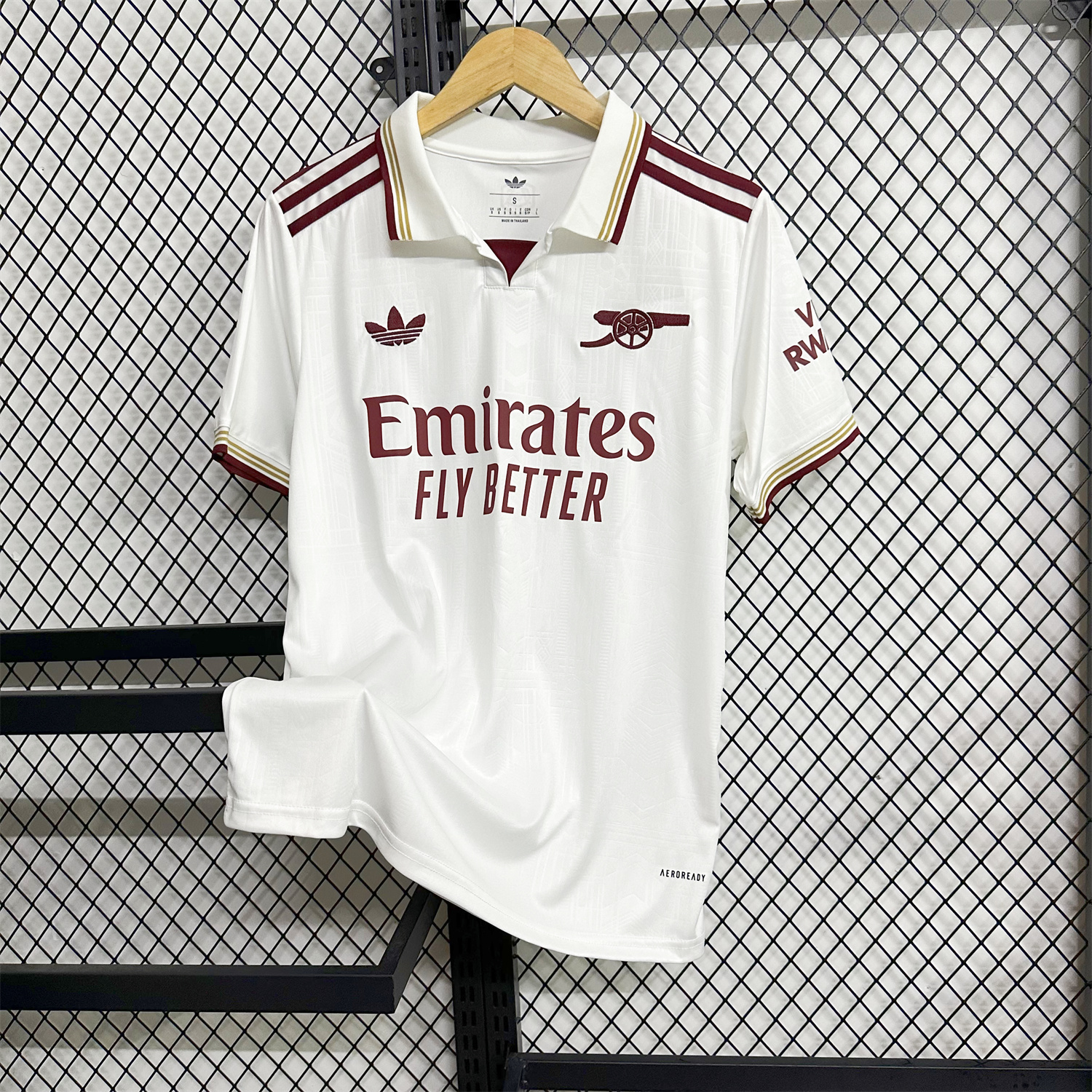 AlphaJersey-Arsenal 25-26 Third White Jersey - Fans Version