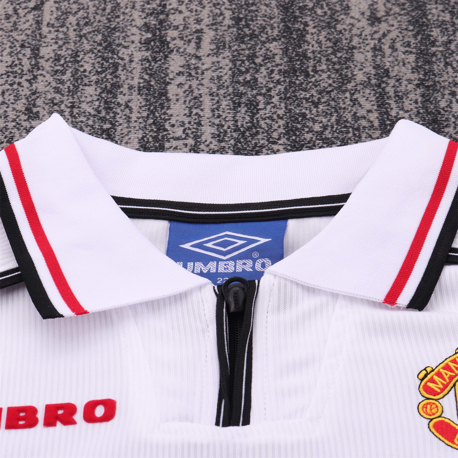 AlphaJersey-Retro Manchester United 1998-99 White Special Kids Kit