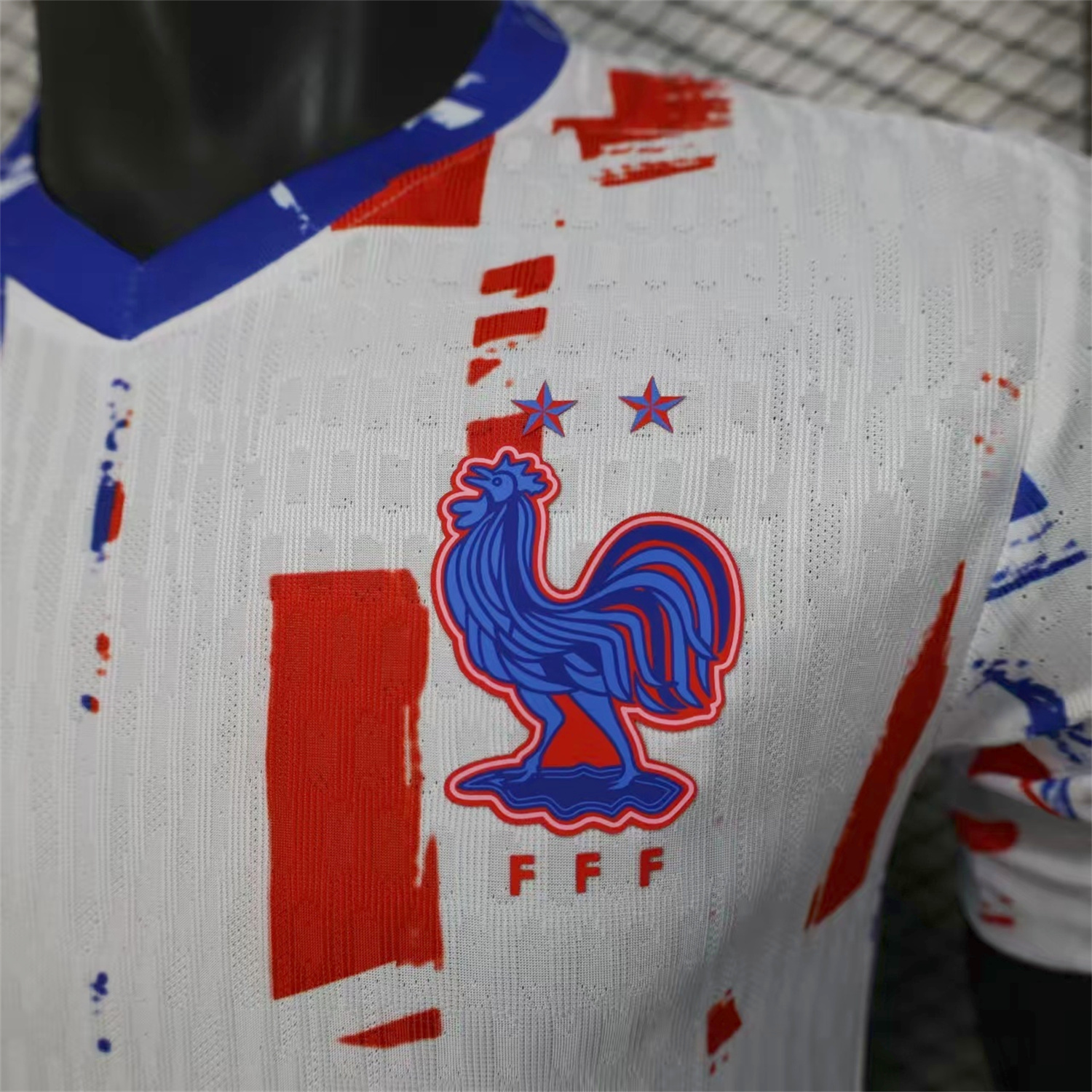 AlphaJersey-France 2026 White Red Blue Special Jersey - Player Version