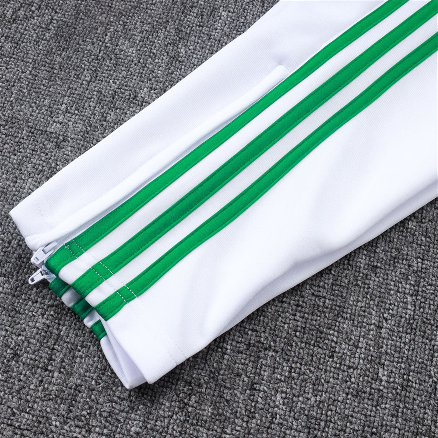 AlphaJersey-Senegal 2026 Jacket Training Tracksuit - White With Green Jackets & Pants