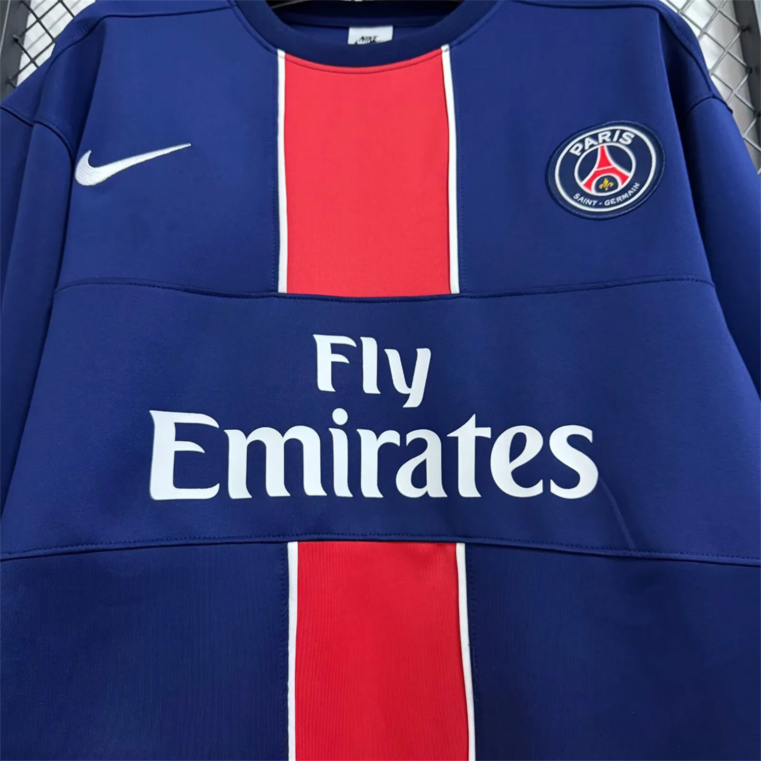 AlphaJersey-Paris Saint-Germain PSG 25-26 Blue And Red Unisex Pullover Hoodie