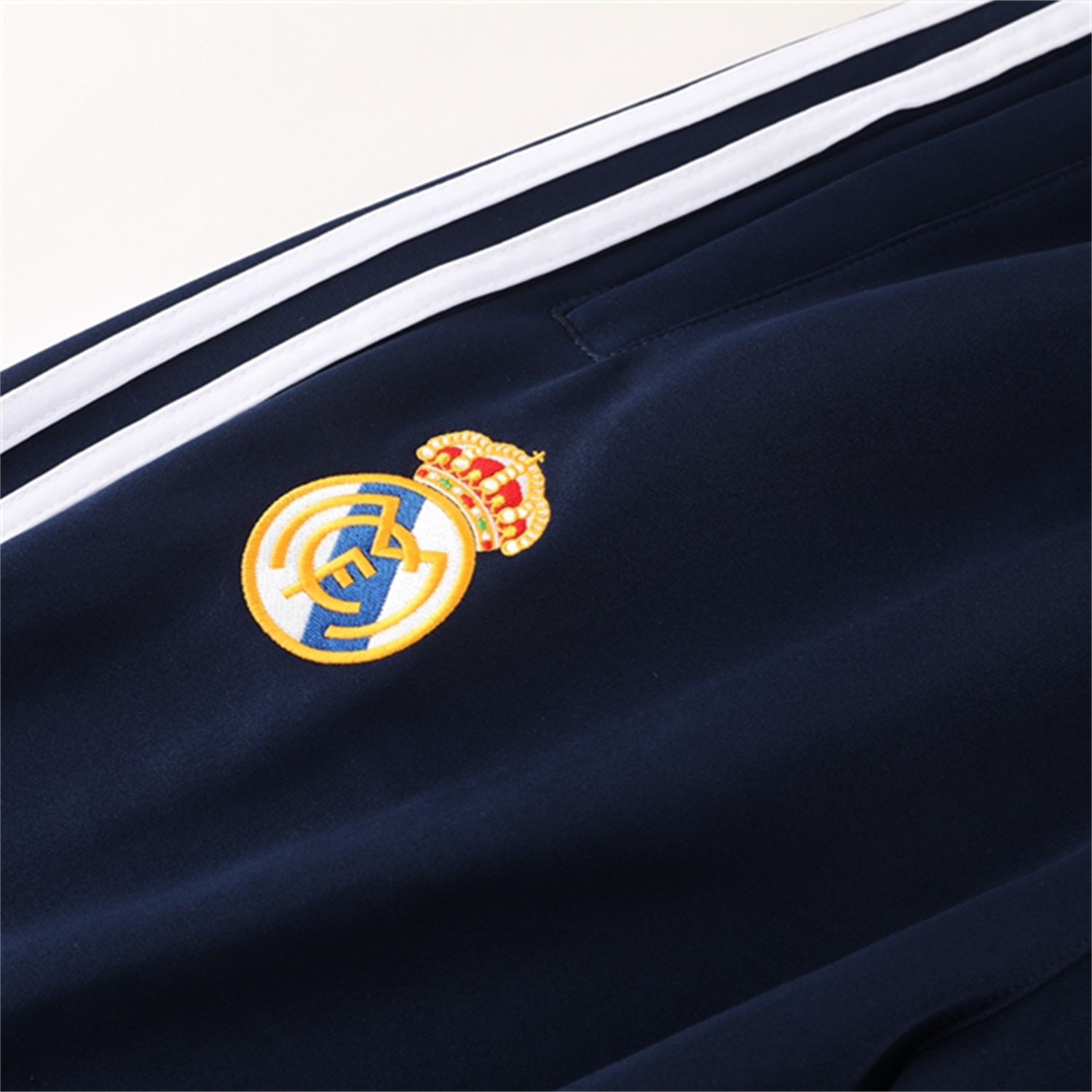 AlphaJersey-Real Madrid 25-26 Jacket Training Tracksuit - Royal Blue Jackets & Pants with Orange Lines