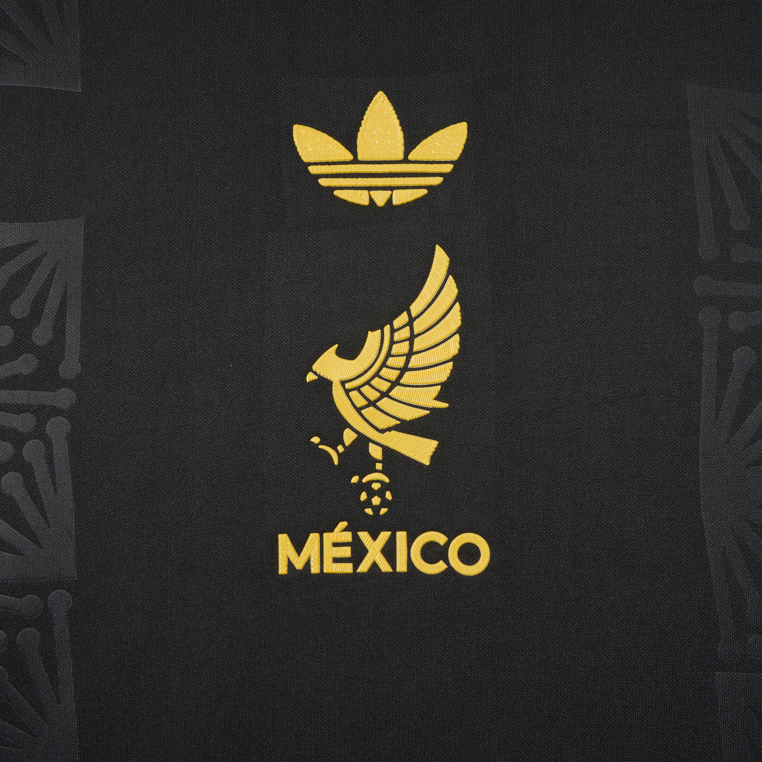 AlphaJersey-Mexico 2025 Gold Cup Home Black Jersey - Fans Version