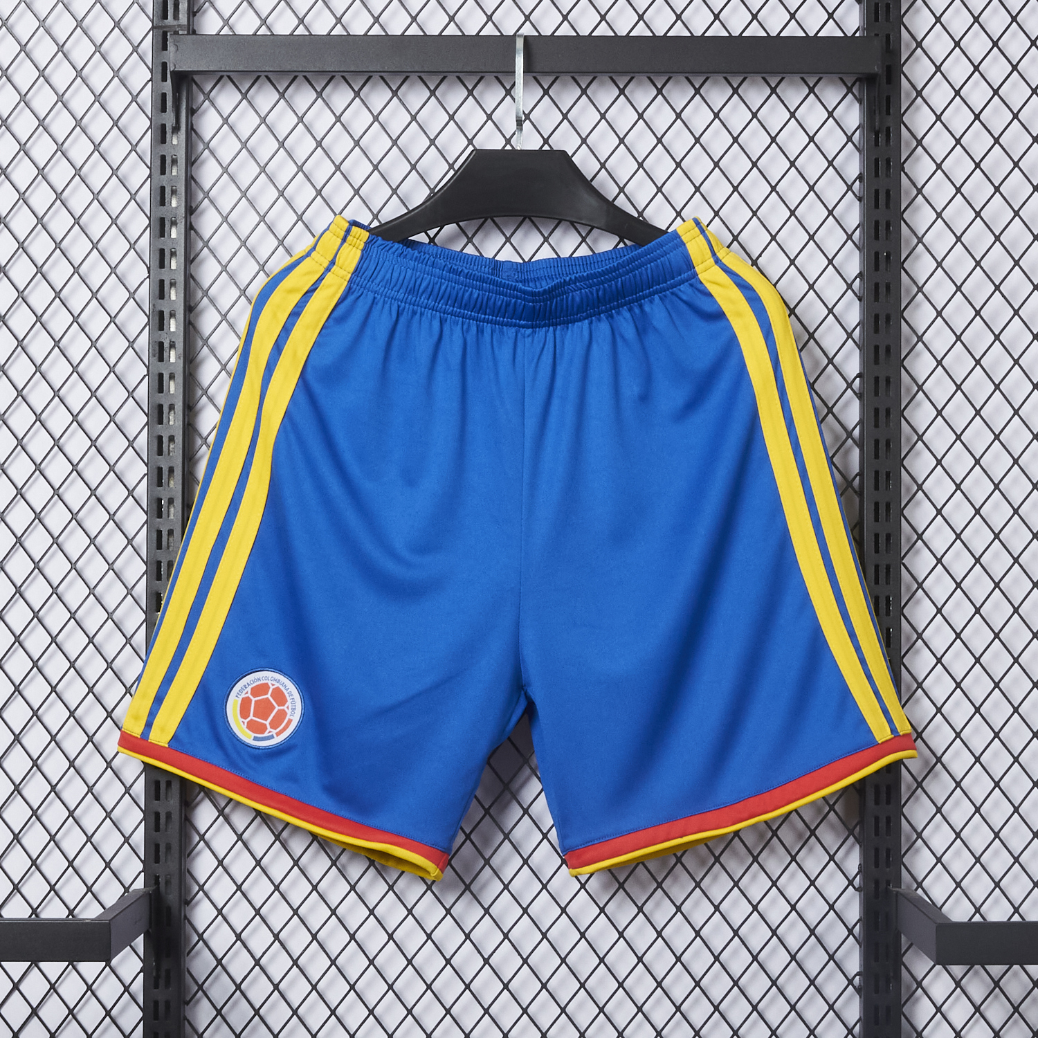AlphaJersey-Colombia 2026 Home Blue Shorts - Fans Version