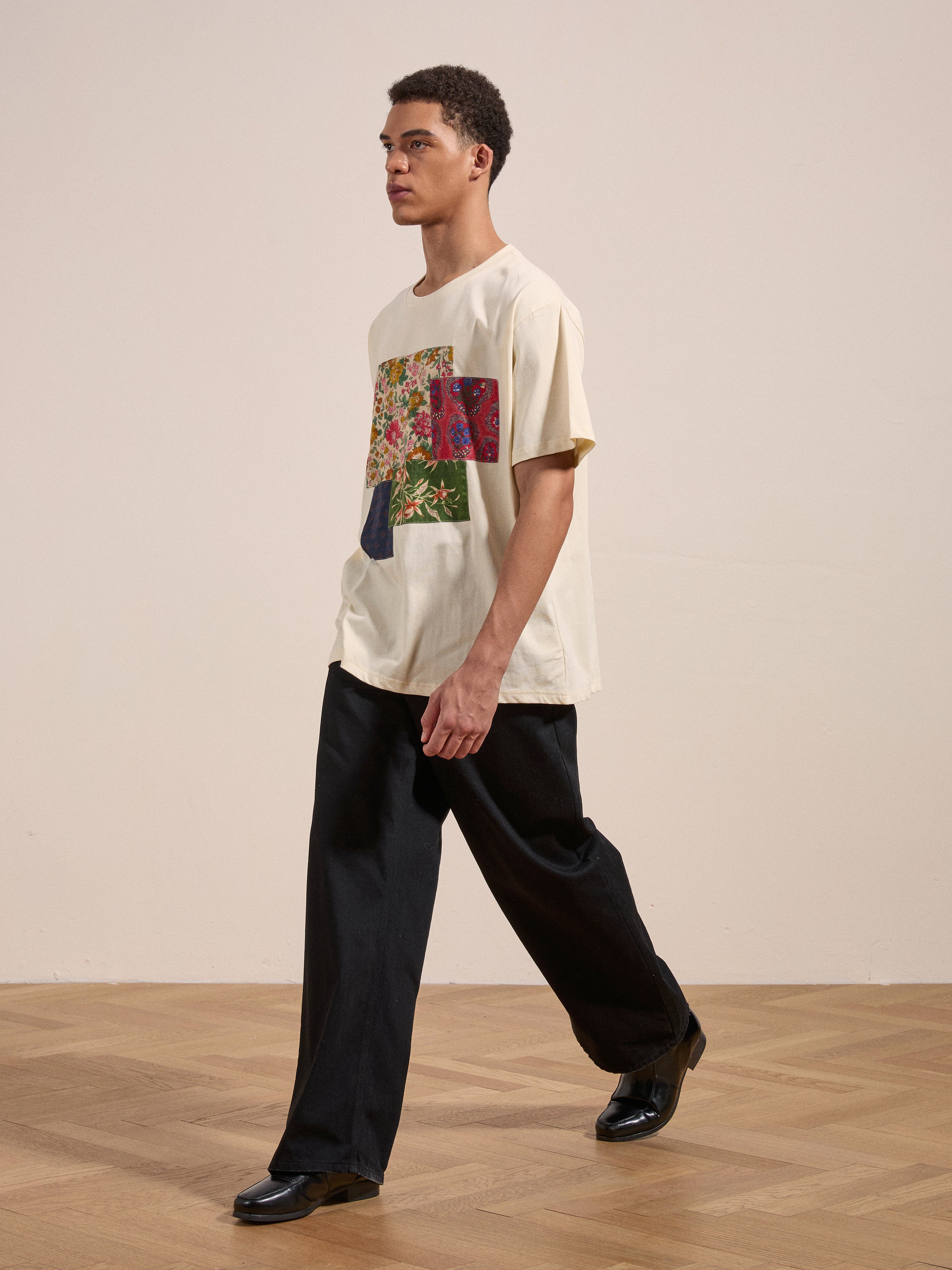 Patchwork Tee | Modern Menswear by yycbvcnbmmnbm