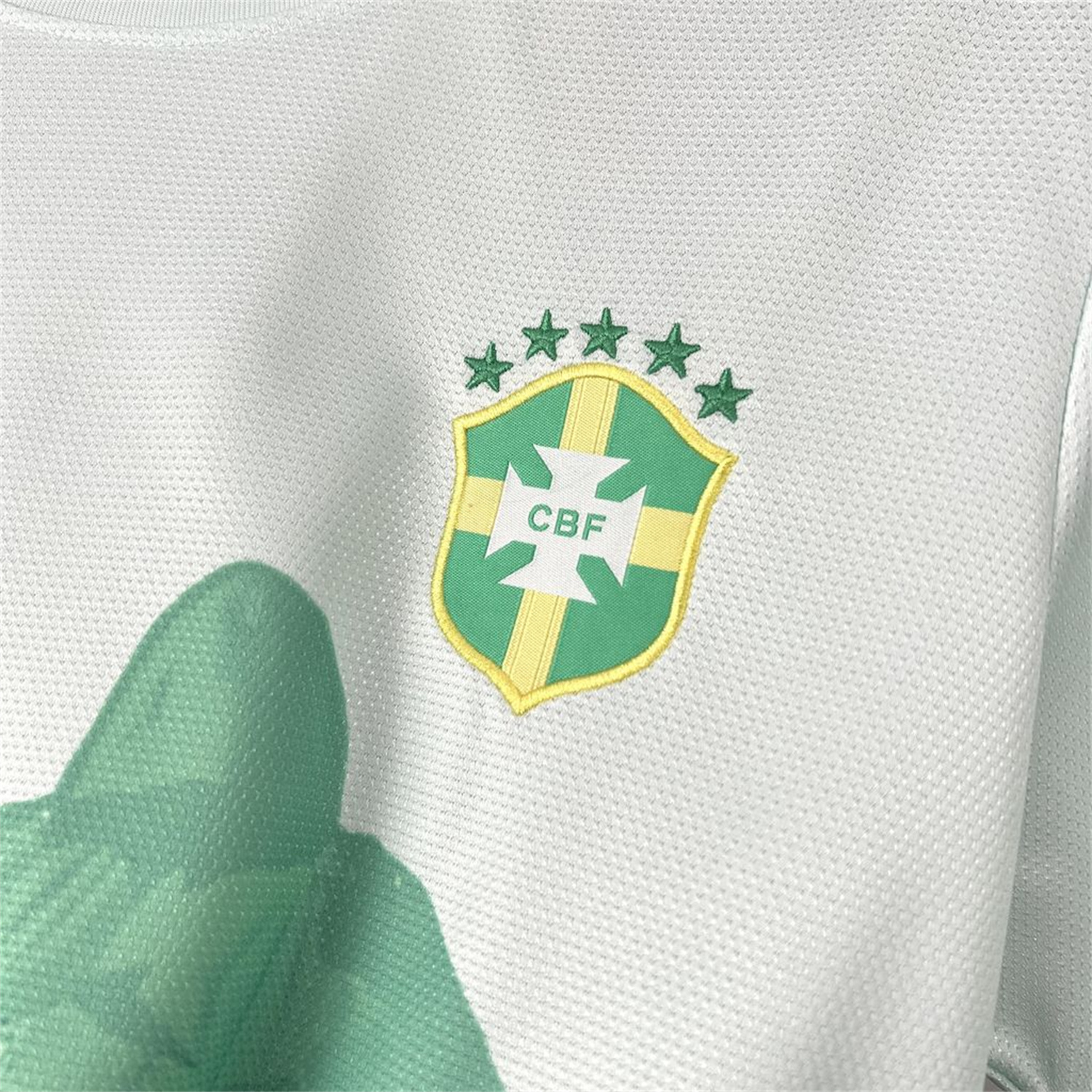 AlphaJersey-Brazil 25-26 Light Green Jesus Statue Special Jersey - Fans Version