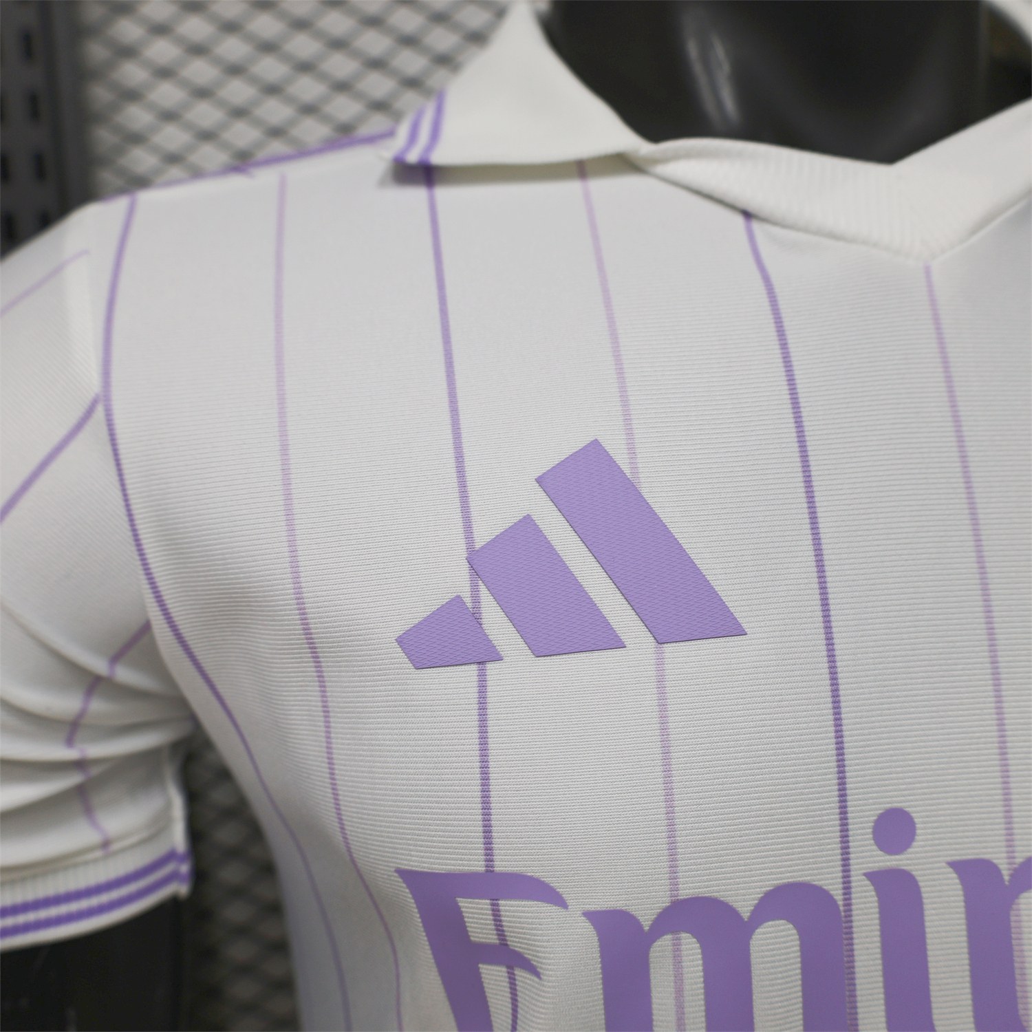 AlphaJersey-Real Madrid 25-26 Retro Style White Polo Jersey - Player Version