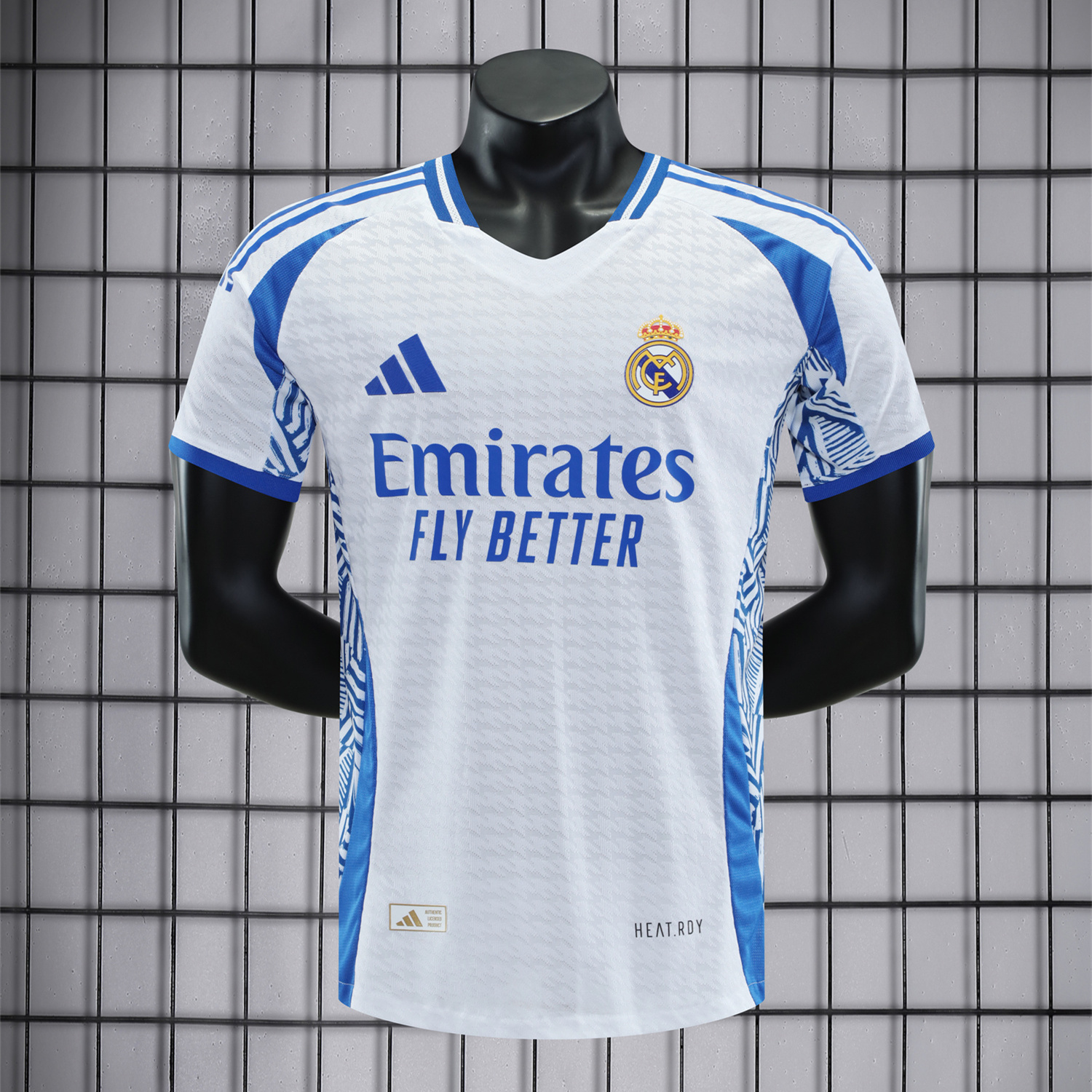 AlphaJersey-Real Madrid 25-26 Blue Edge Special Edition Jersey - Player Version