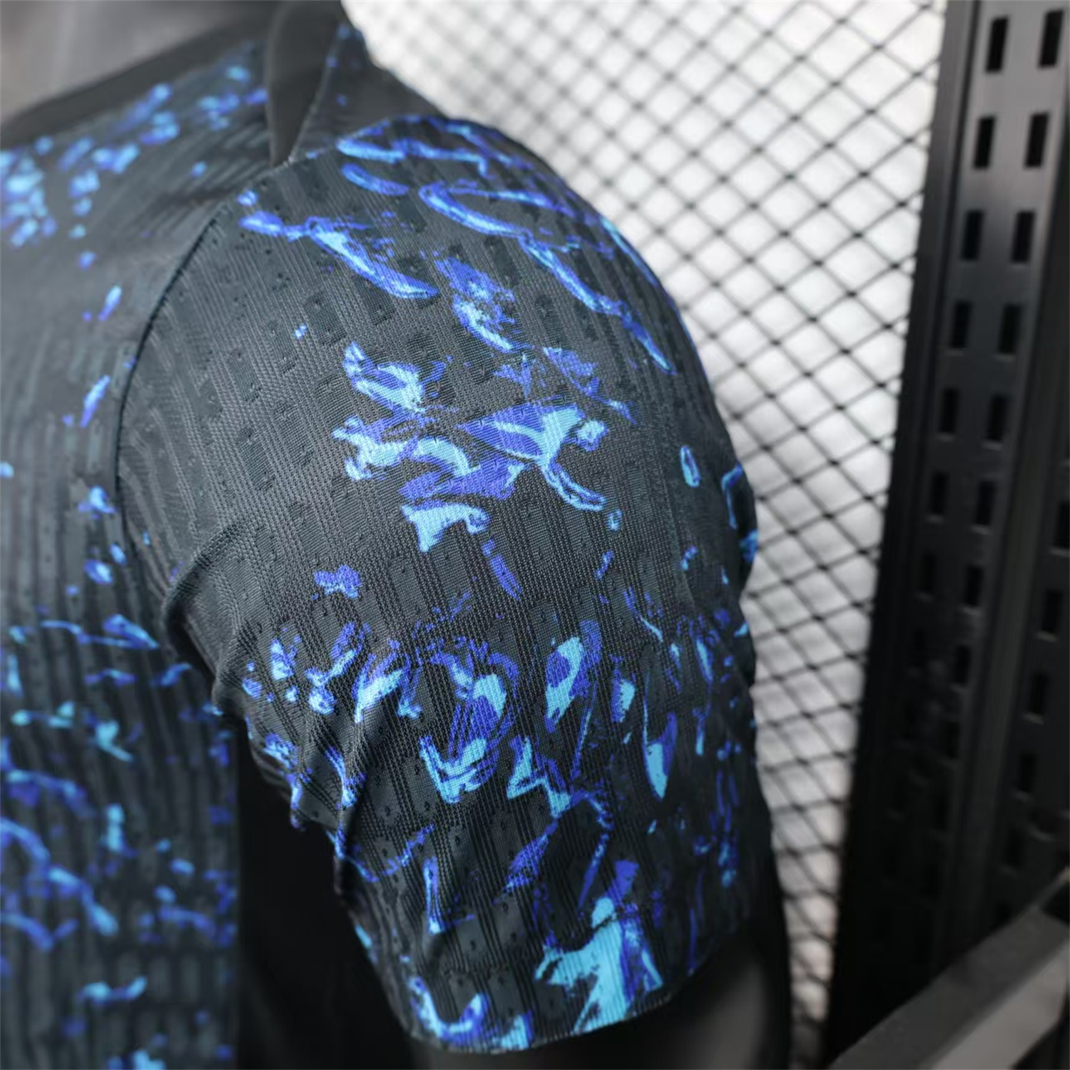 AlphaJersey-Inter Milan 25-26 Pre-Match Training Jersey Black Blue - Player Version