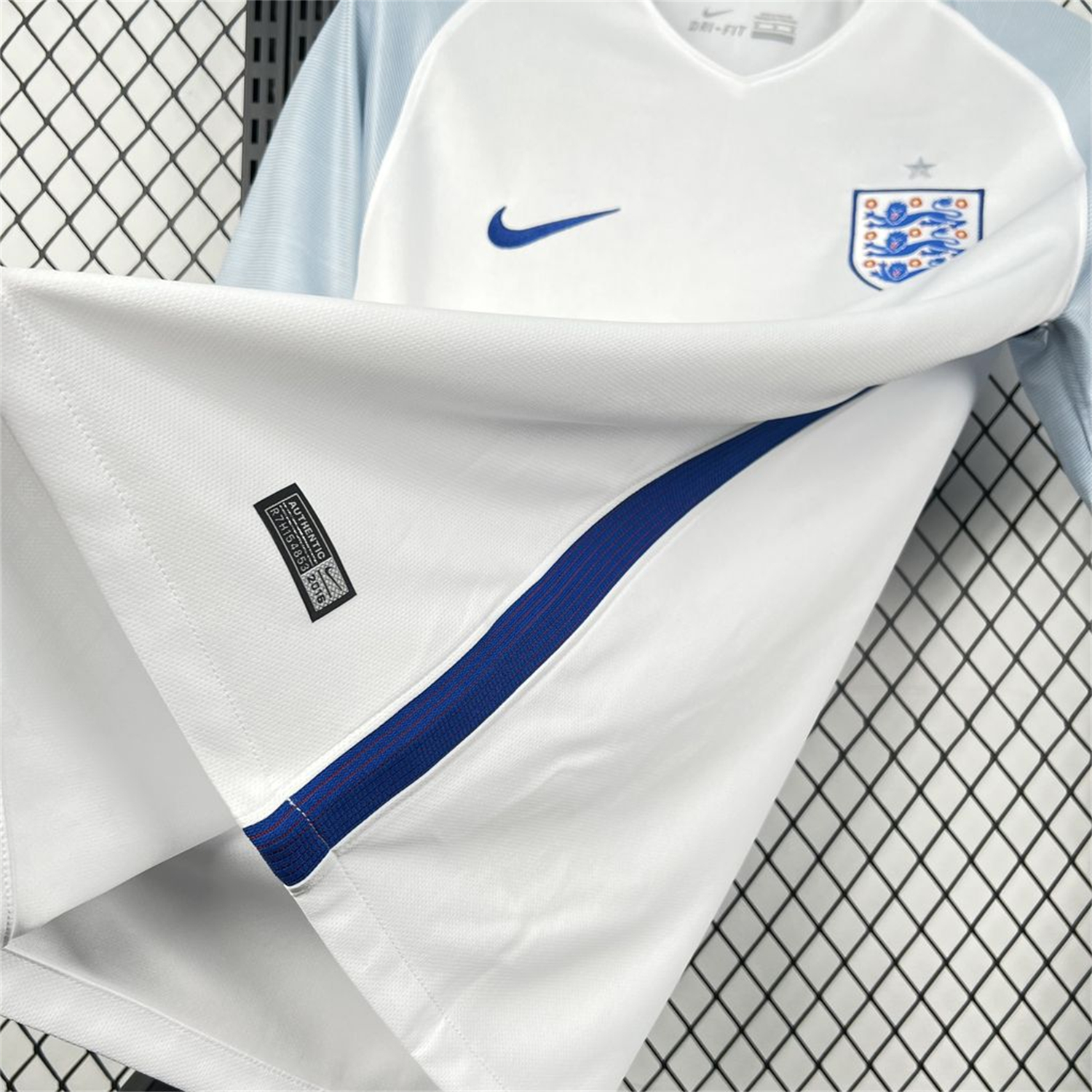 AlphaJersey-Retro England 2016 Home White Jersey