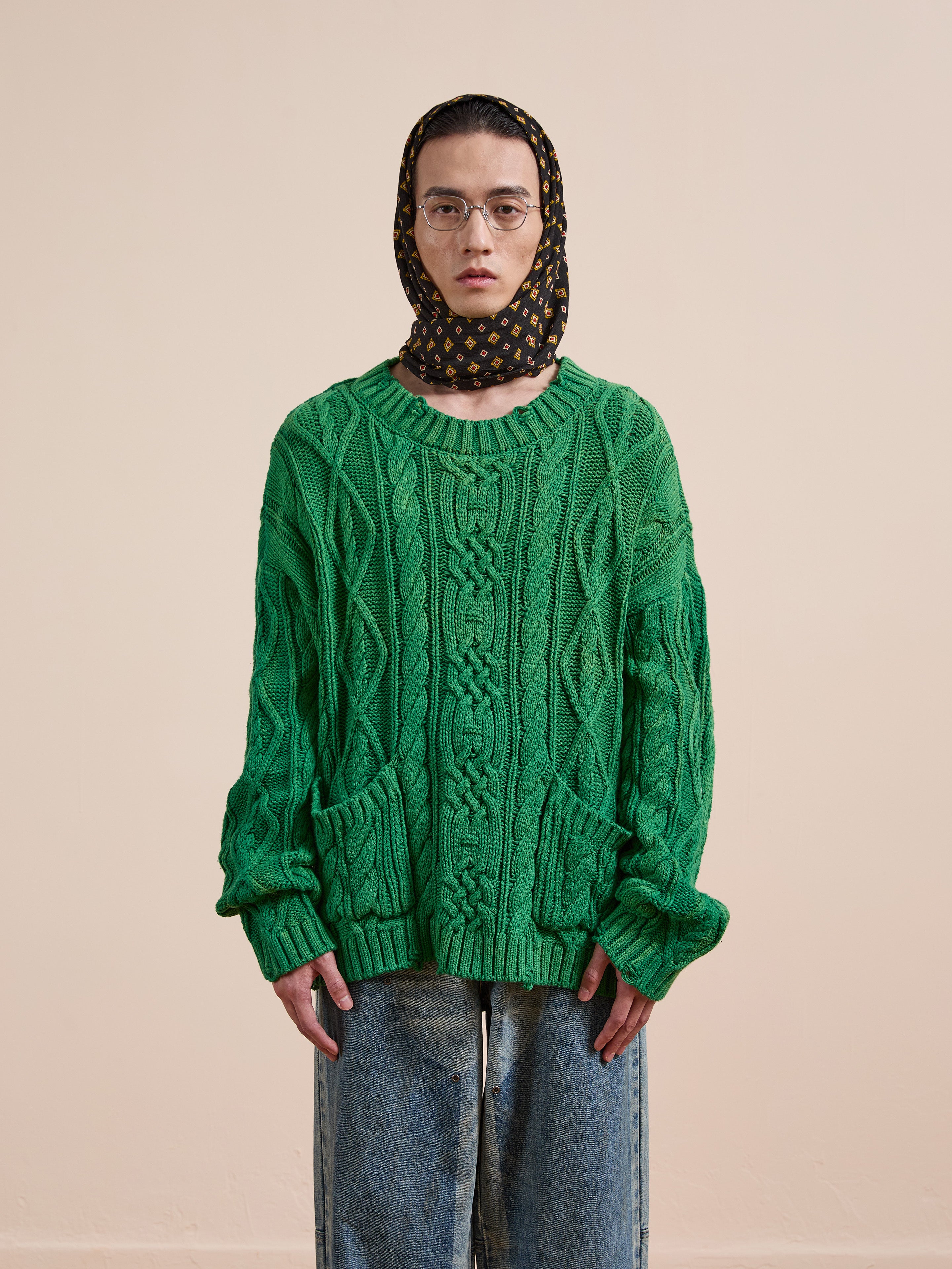Cable Knit Pullover Sweater | Modern Menswear by yycbvcnbmmnbm