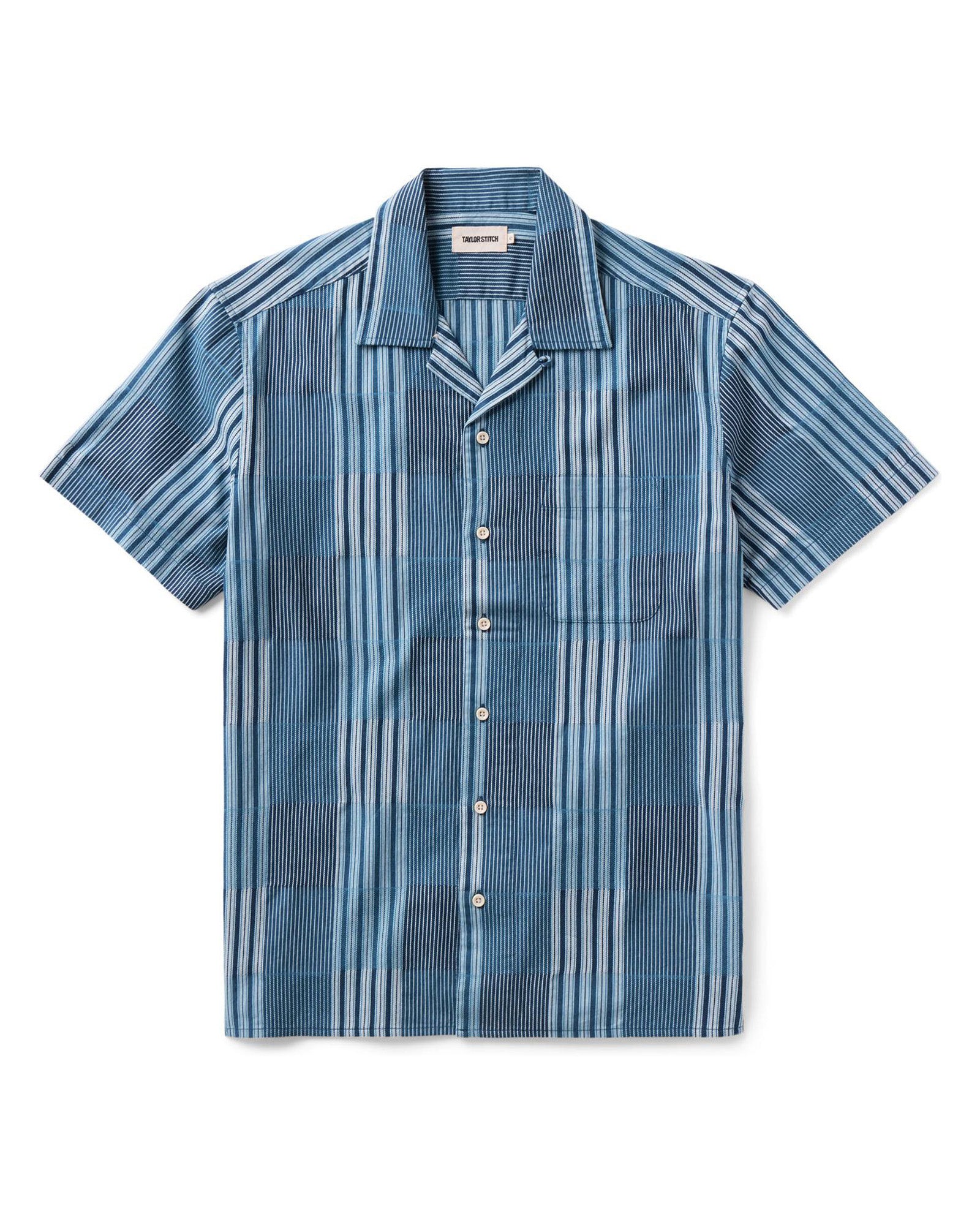 The Hawthorne Shirt in Indigo Patchwork | Modern Menswear by yycbvcnbmmnbm