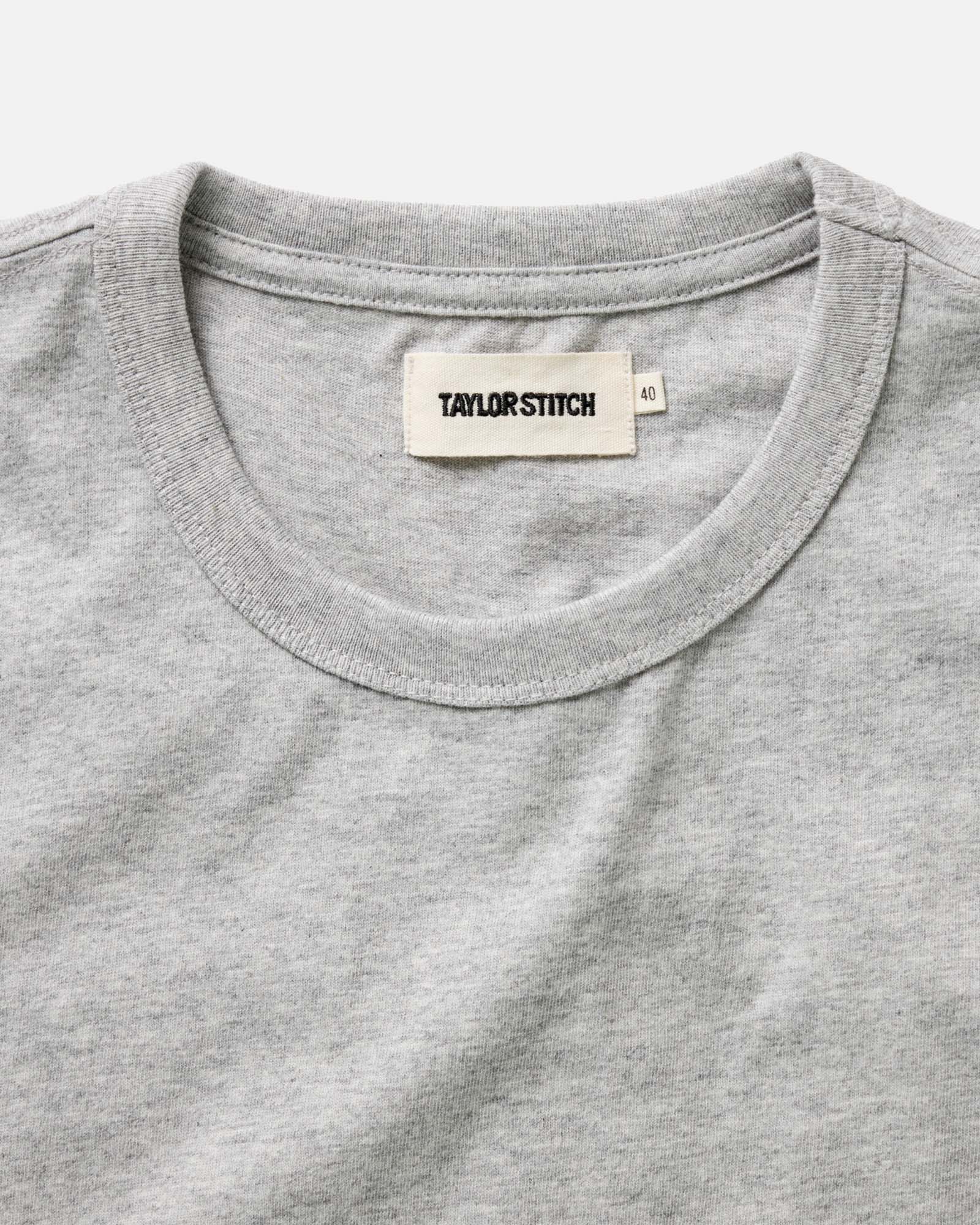 The Organic Cotton Tee in Heather Grey | Modern Menswear by yycbvcnbmmnbm