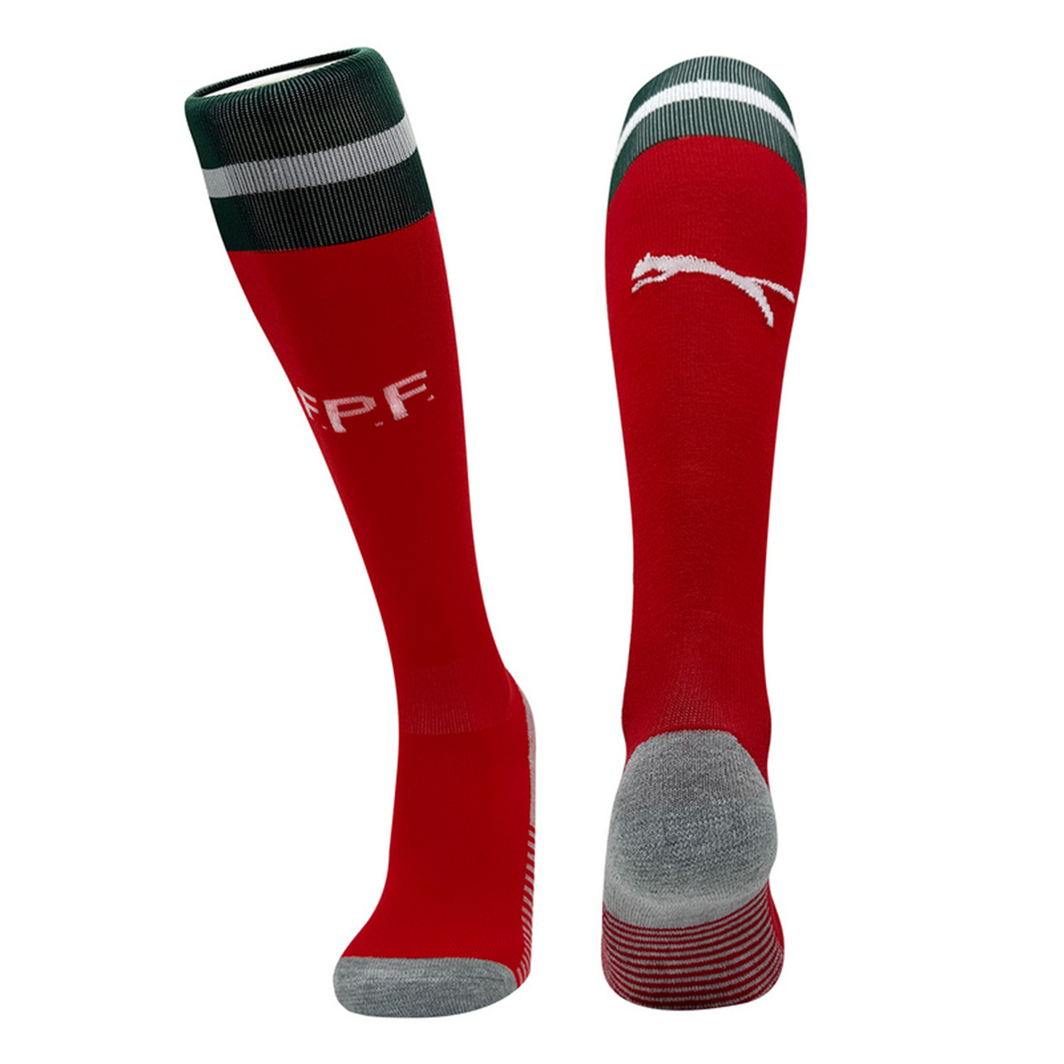 AlphaJersey-Portugal 25-26 Home Socks - Red