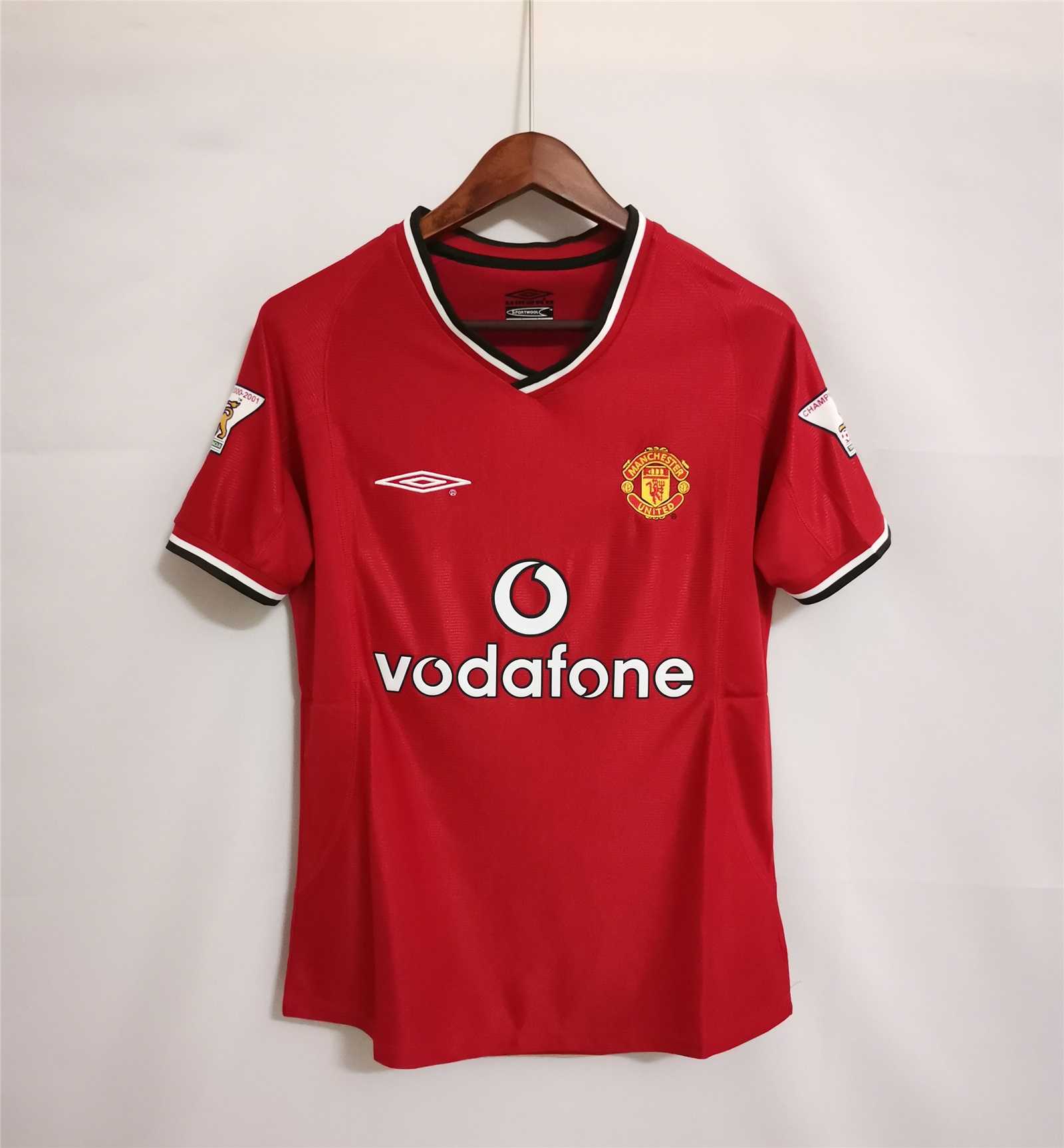 AlphaJersey-Retro Manchester United 00-02 Home Jersey