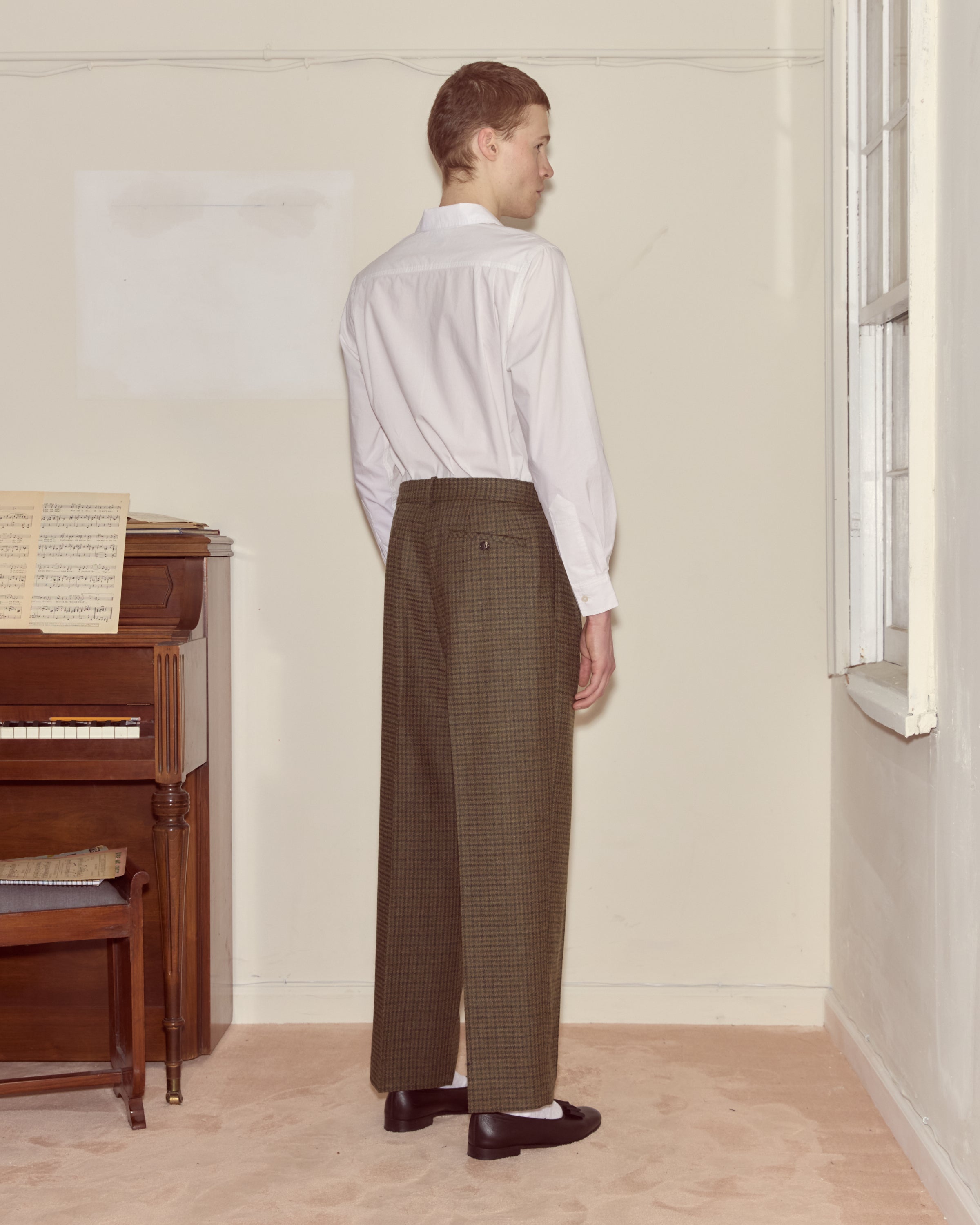 Morris Houndstooth Trousers | Modern Menswear by yycbvcnbmmnbm