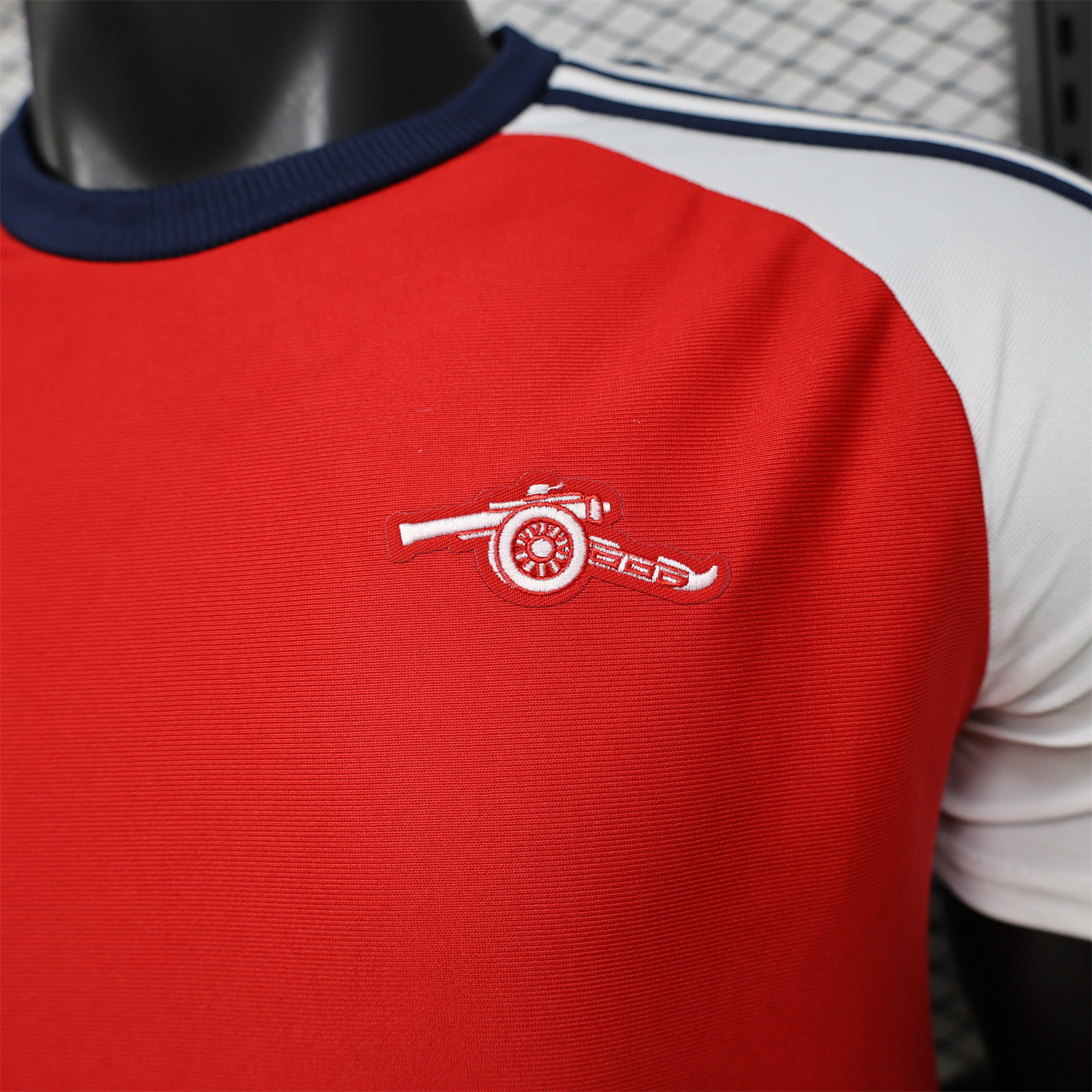 AlphaJersey-Arsenal 25-26 Red With White Casual Jersey - Player Version
