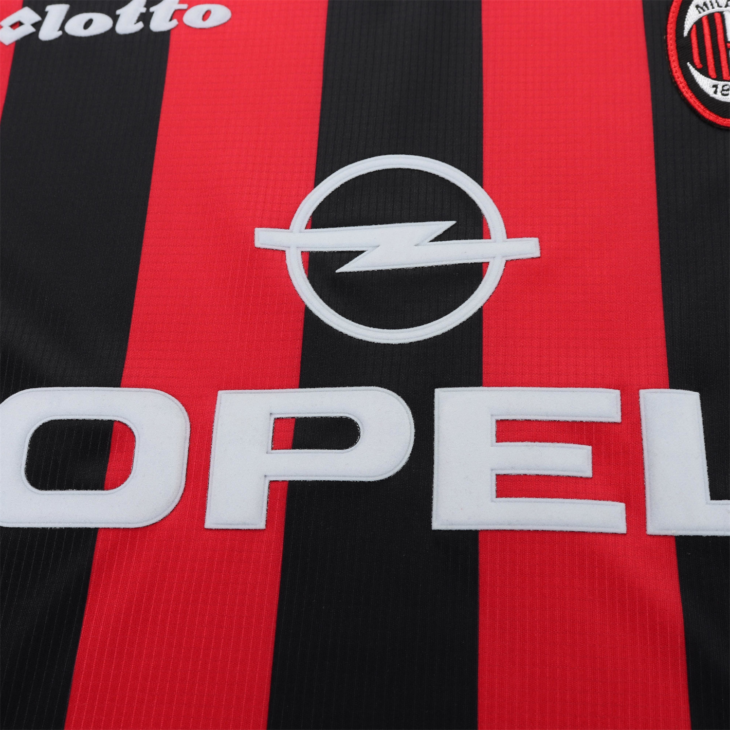 AlphaJersey-Retro AC Milan 1997-98 Home Kids Kit
