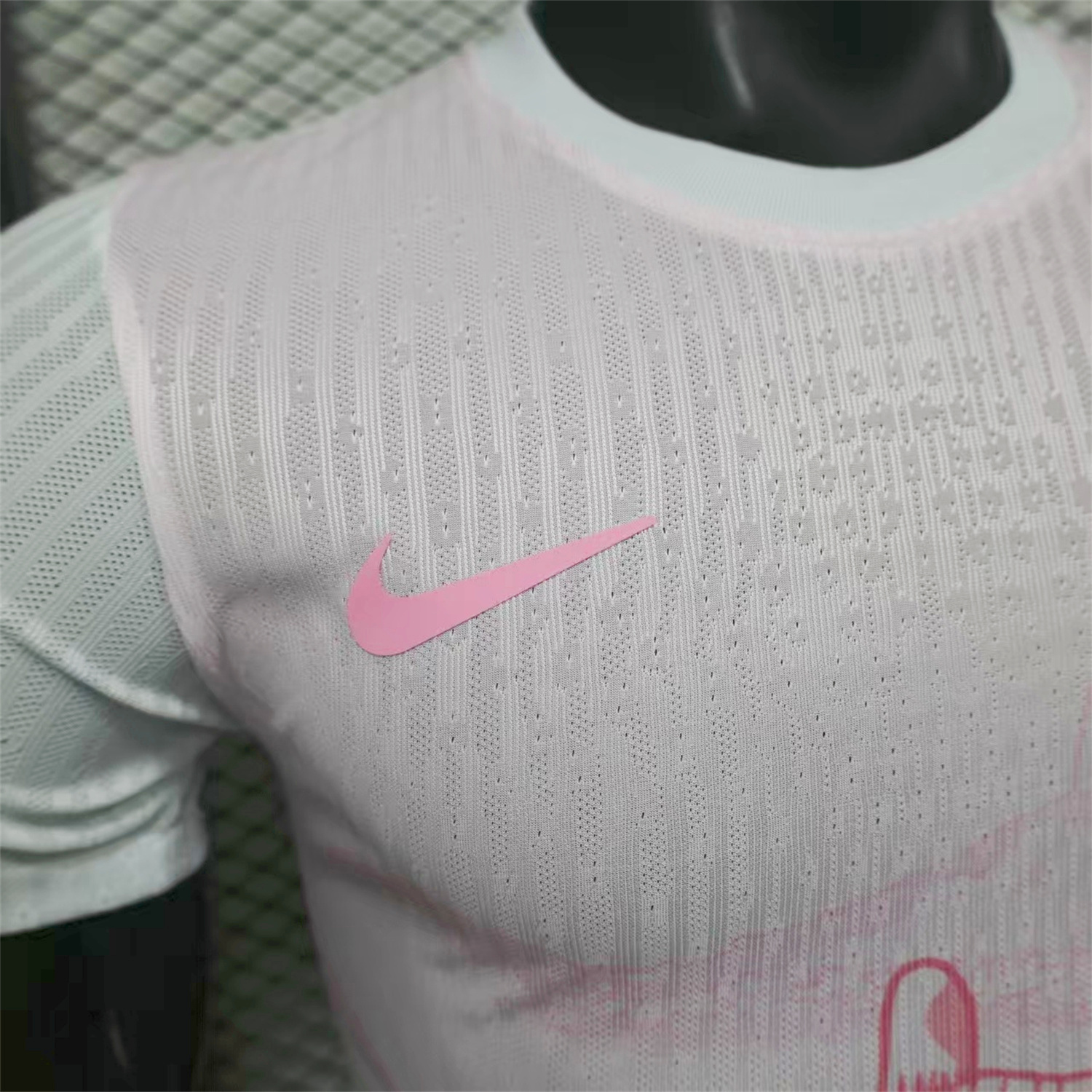 AlphaJersey-Brazil 25-26 Pink White Jesus Statue Special Jersey - Player Version
