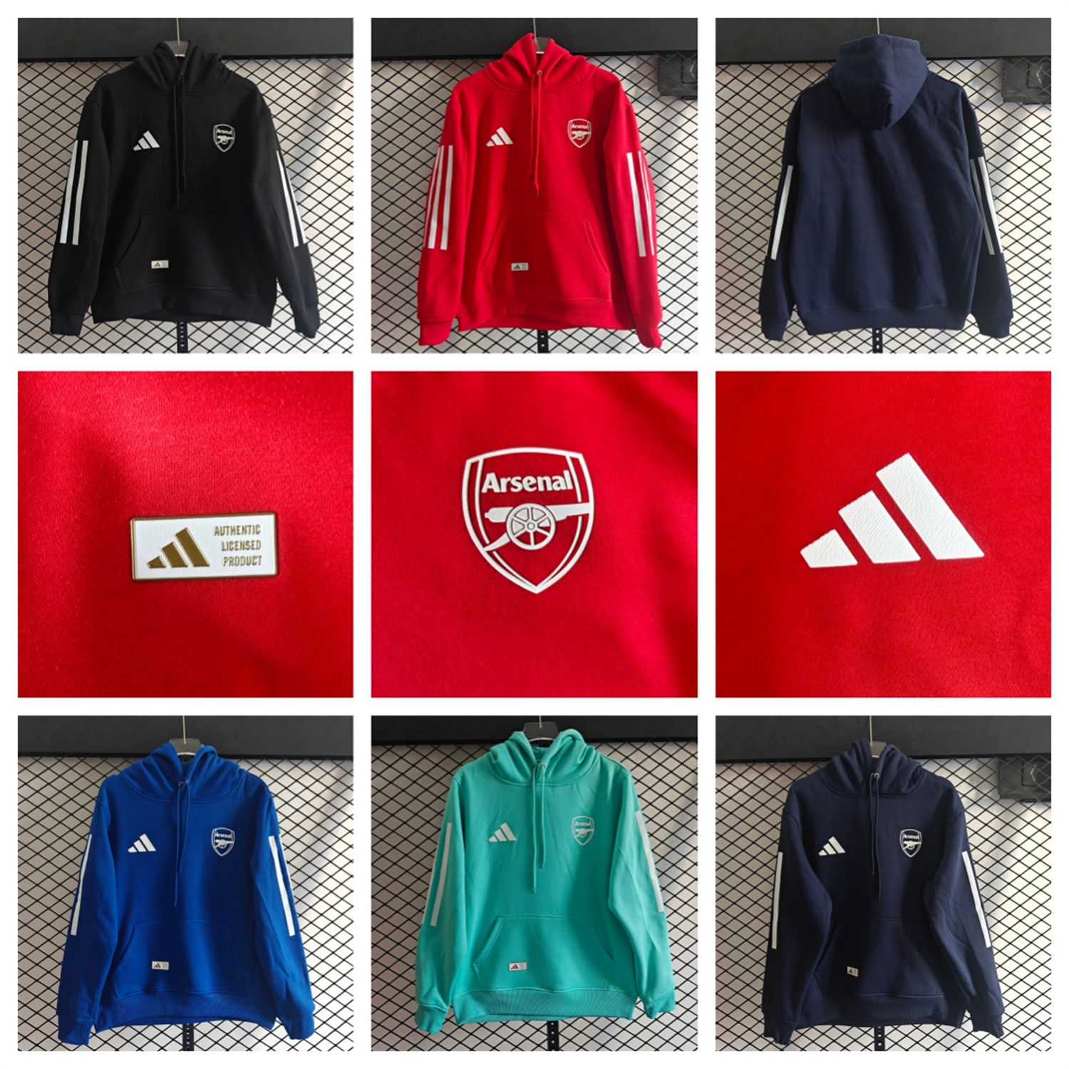 AlphaJersey-Arsenal 25-26 Home Unisex Pullover Hoodie