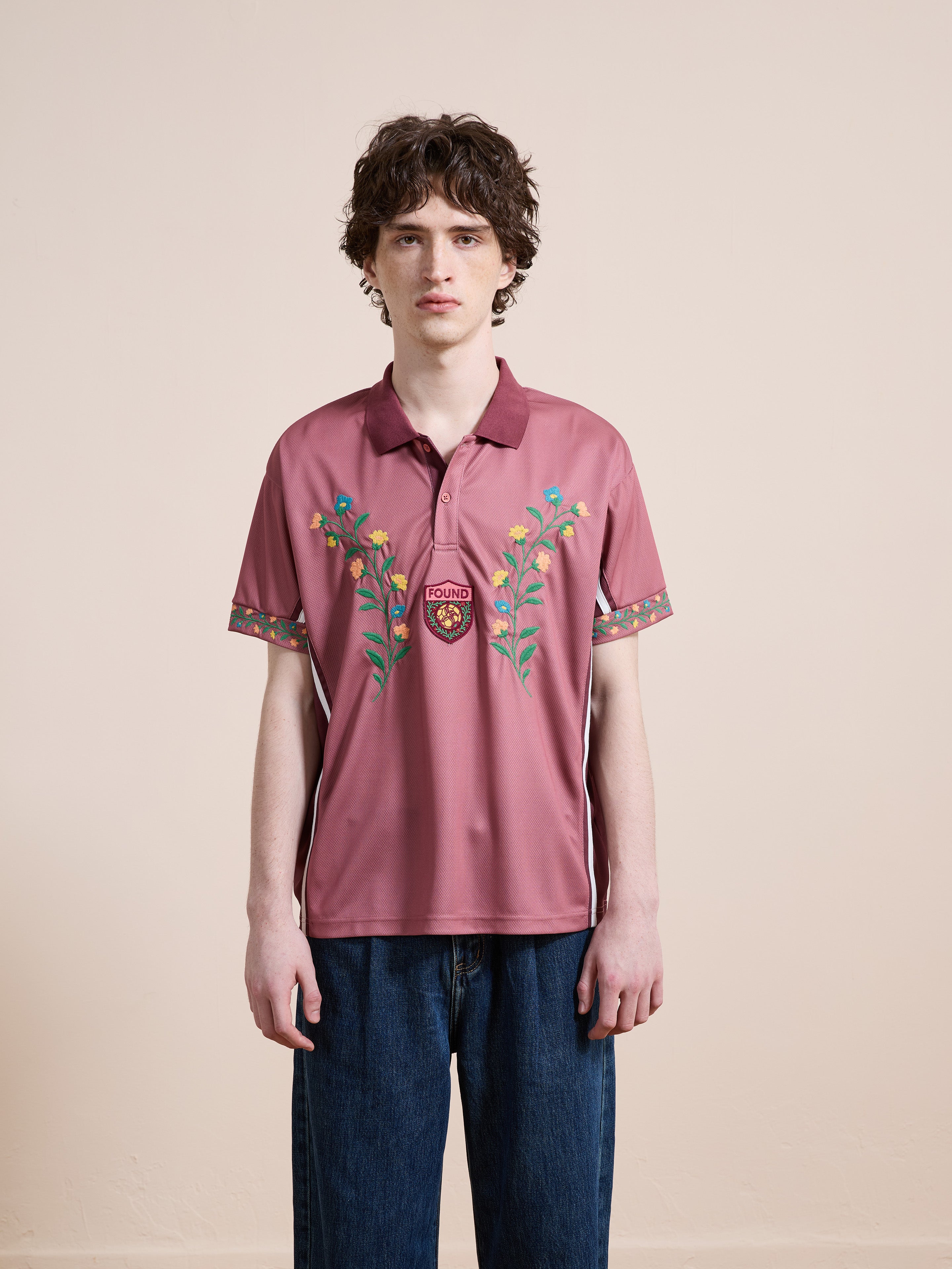 Floral Polo Jersey | Modern Menswear by yycbvcnbmmnbm
