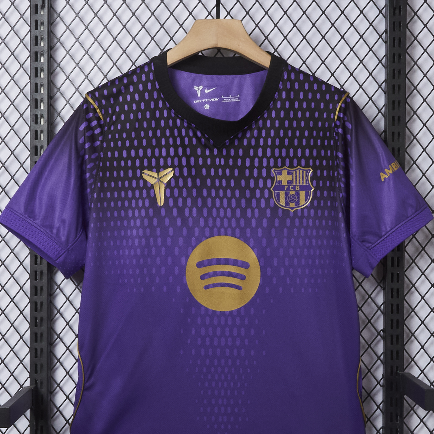 AlphaJersey-Barcelona 26-27 Away Purple-Black Gradient Jersey - Fans Version