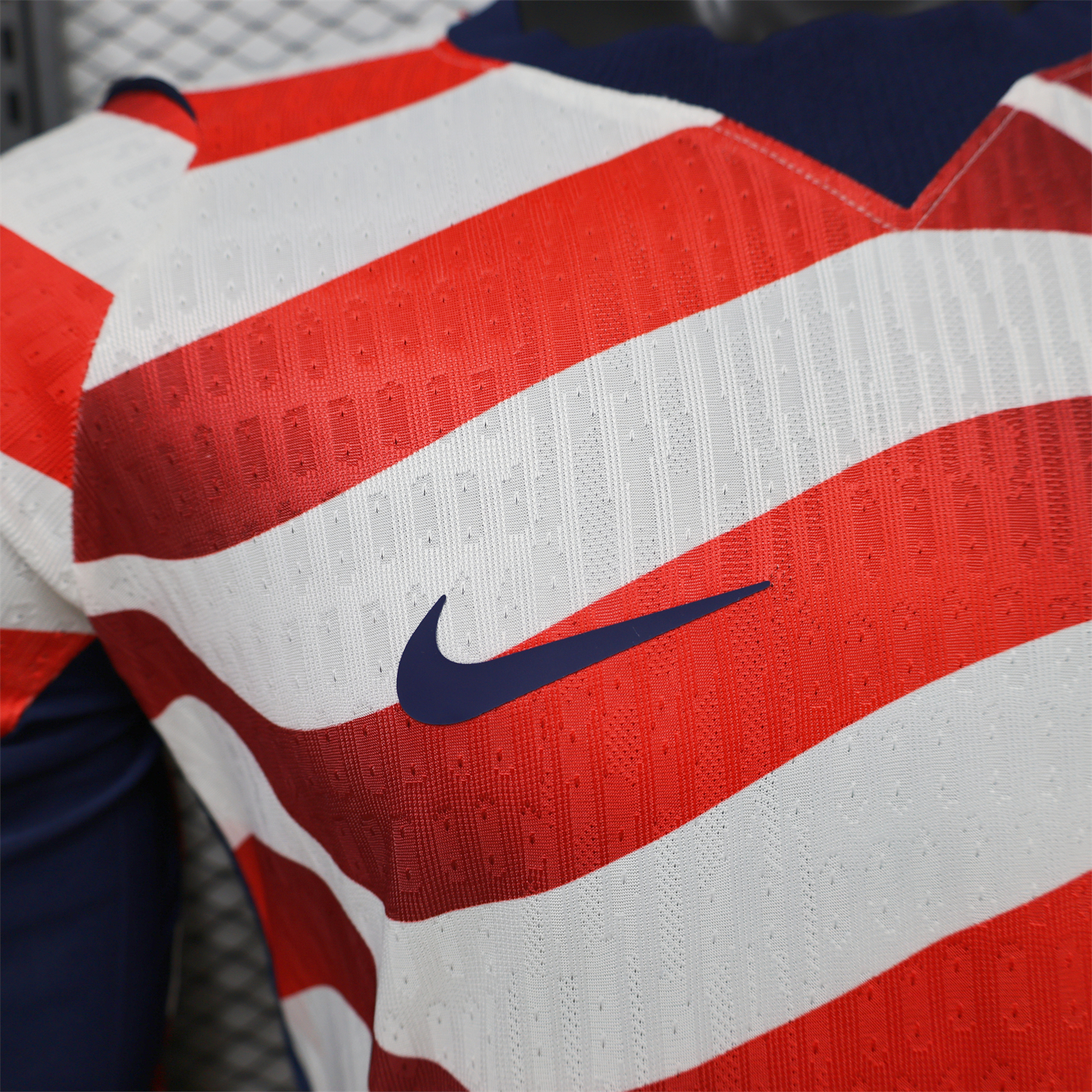 AlphaJersey-【Back Blank】United States USA 2026 Home Long Sleeves Jersey - Player Version