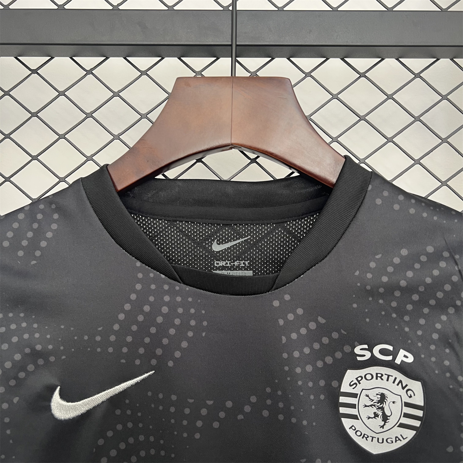 AlphaJersey-Sporting CP 25-26 Black Special Kids Kit