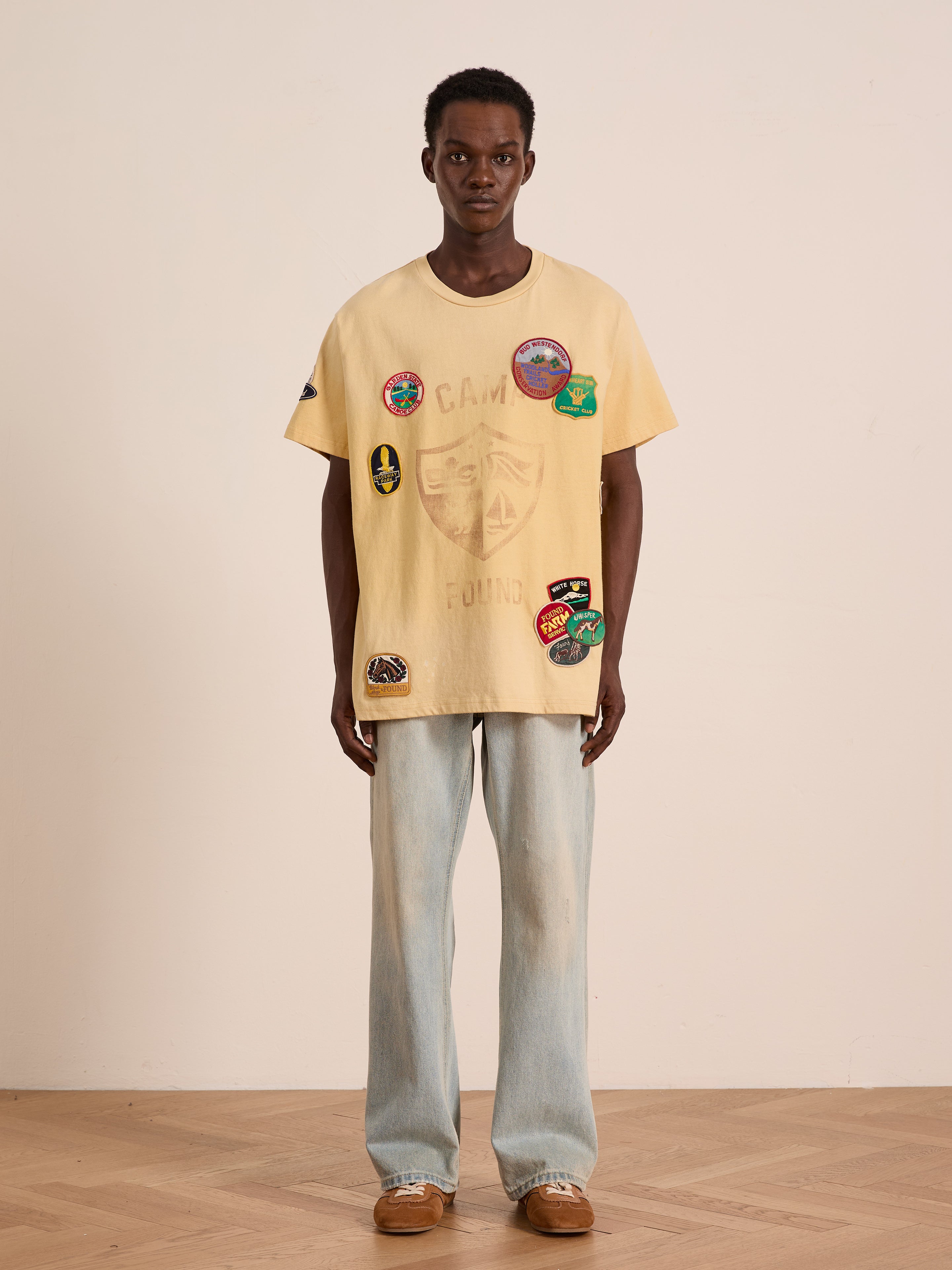 Patchwork Camp Tee | Modern Menswear by yycbvcnbmmnbm