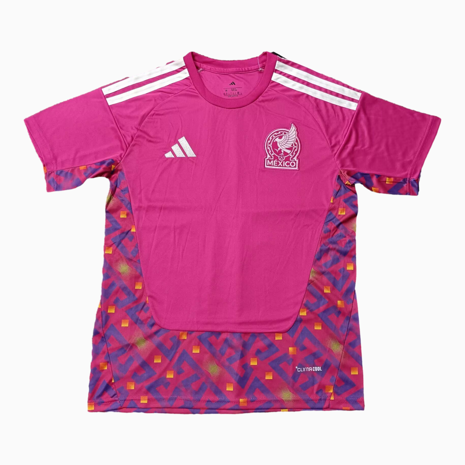 AlphaJersey-Mexico 2026 Goalkeeper Pink Jersey - Fans Version