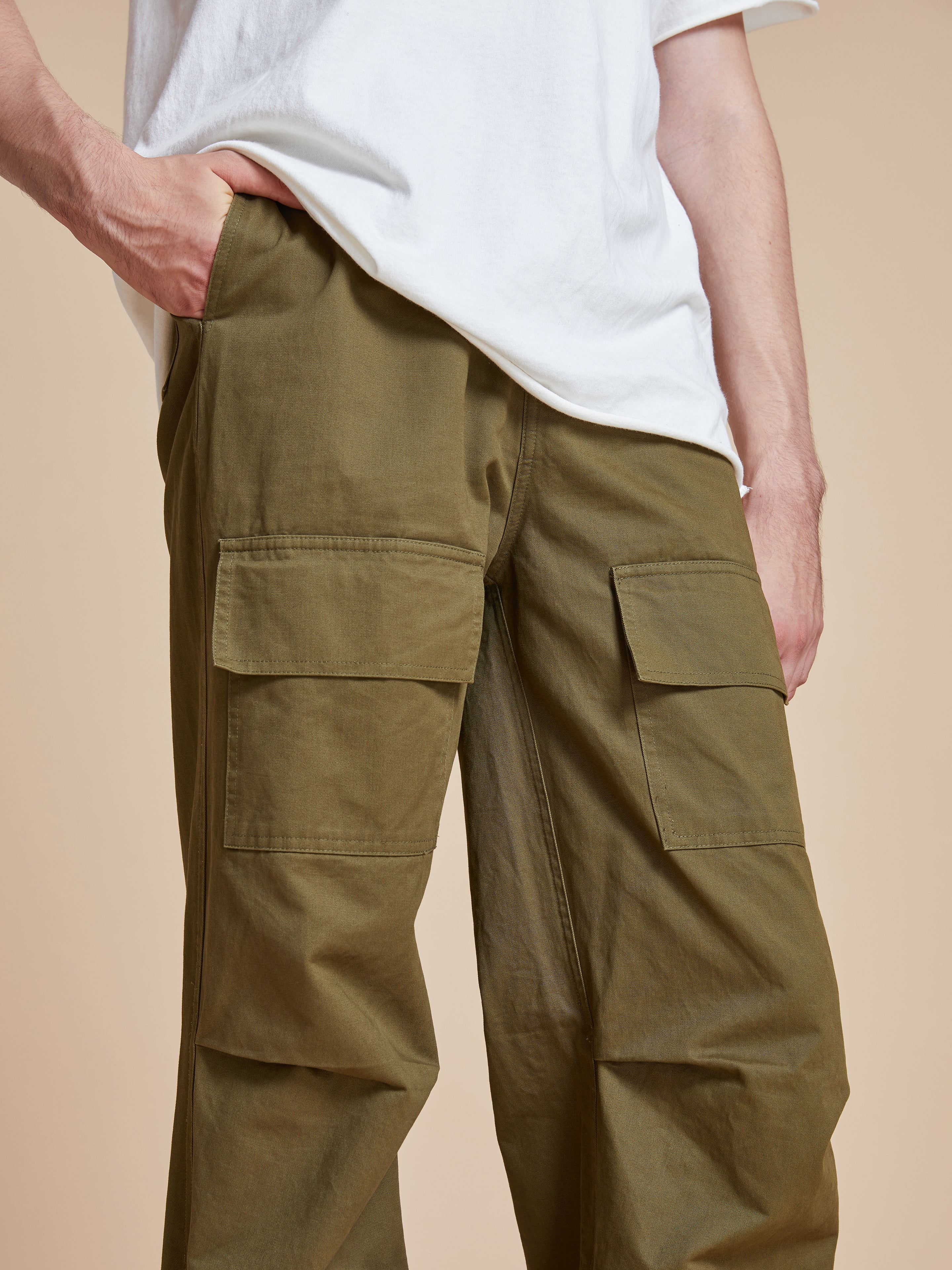 Parachute Cargo Twill Pants | Modern Menswear by yycbvcnbmmnbm