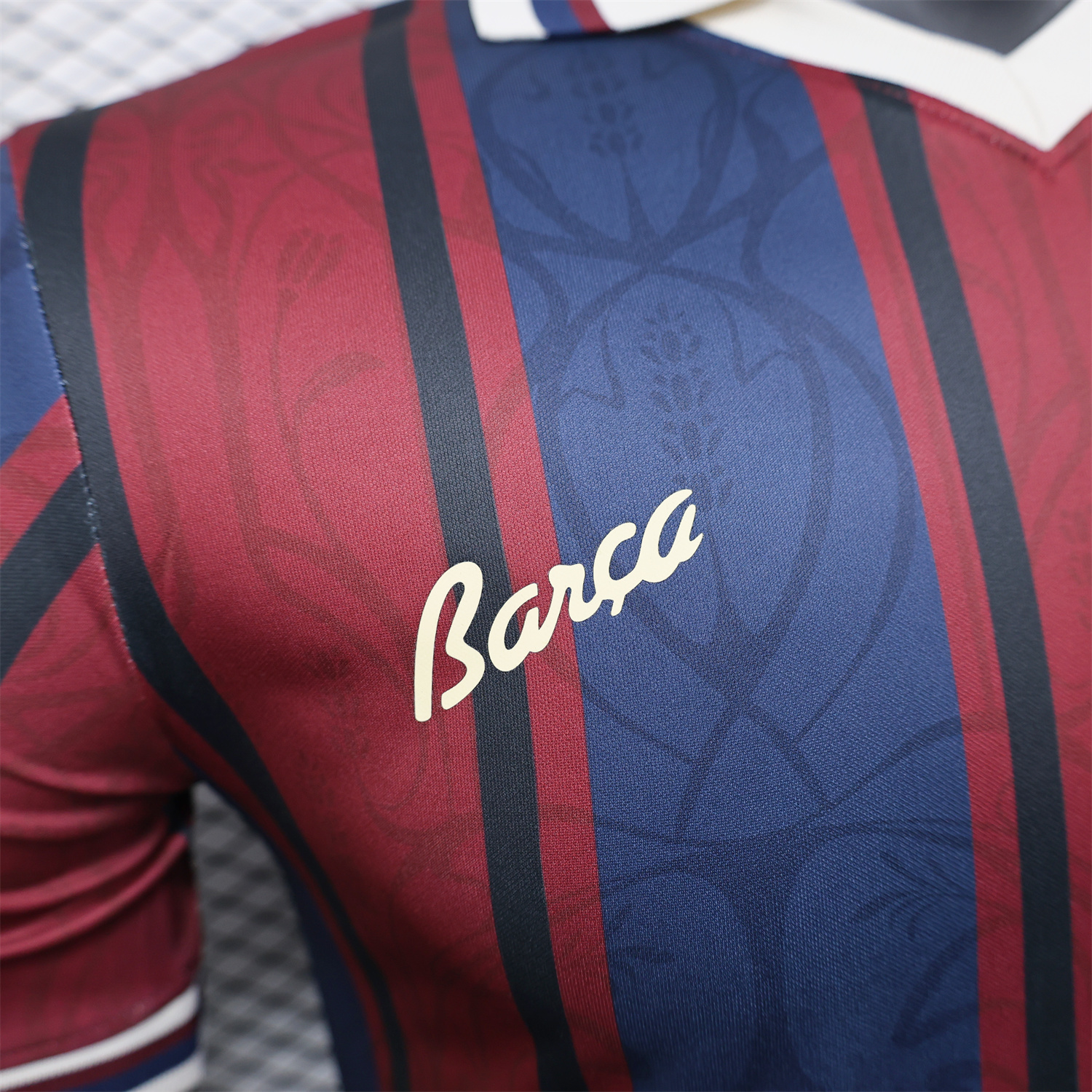 AlphaJersey-Barcelona 25-26 125th Anniversary Retro Style Jersey - Player Version