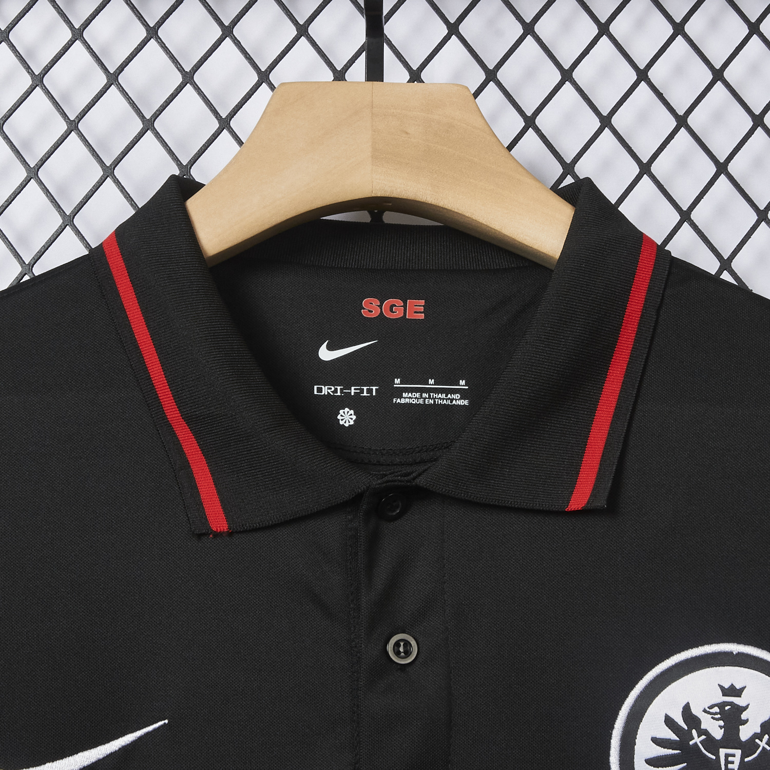 AlphaJersey-Retro Frankfurt 2021-22 Home Black Jersey