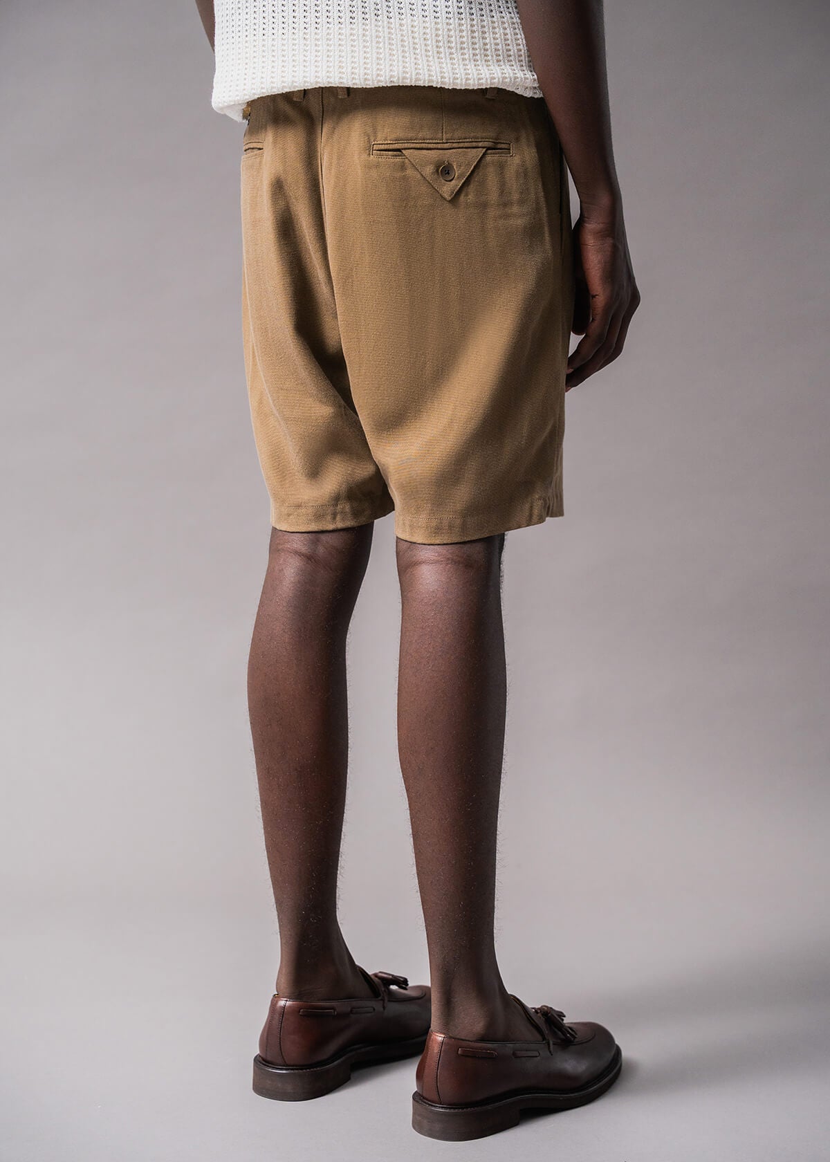 Royal Oxford Short Almond | Modern Menswear by yycbvcnbmmnbm