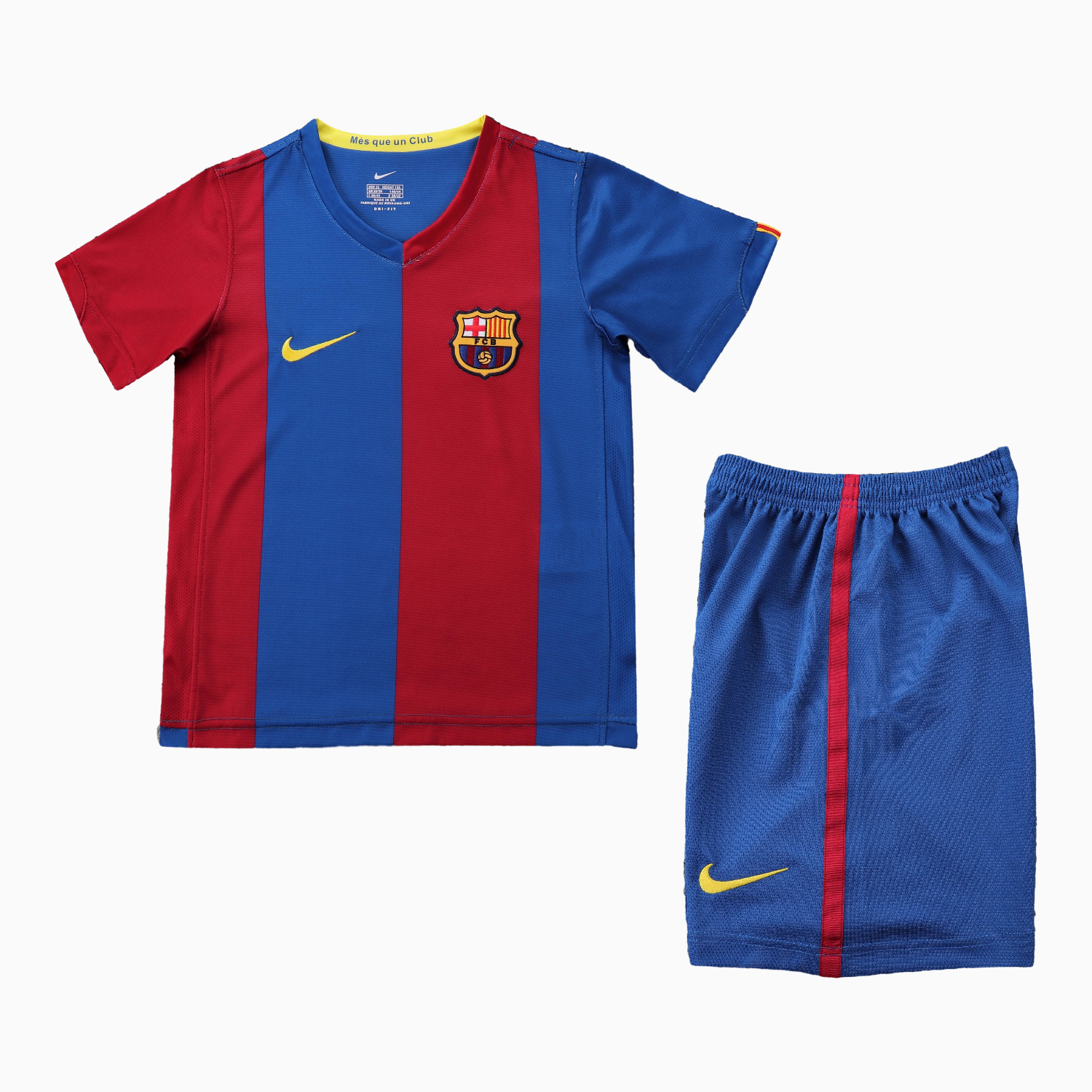 AlphaJersey-Retro Barcelona 2006-07 Home Kids Kit